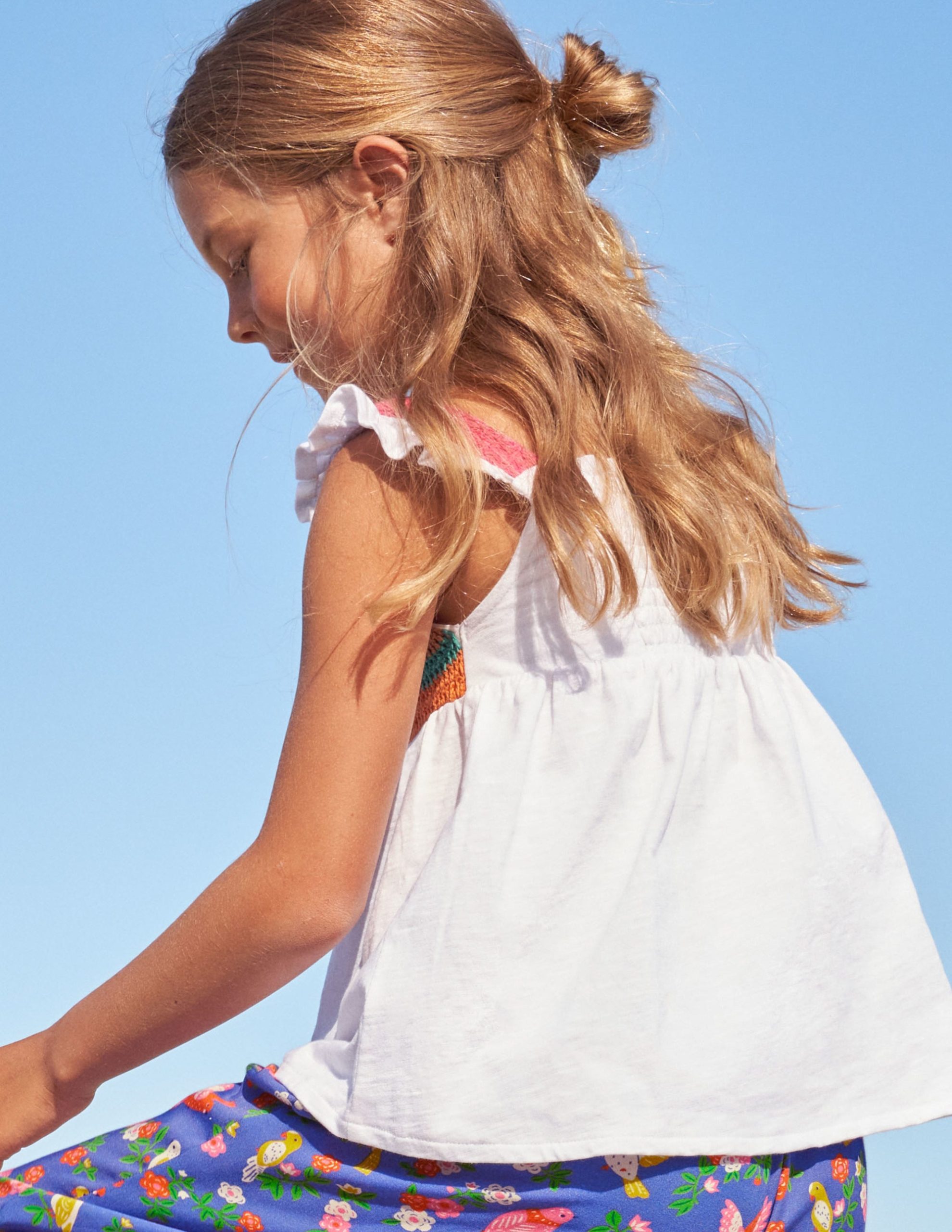 Crochet Tank Top-White - Image 4