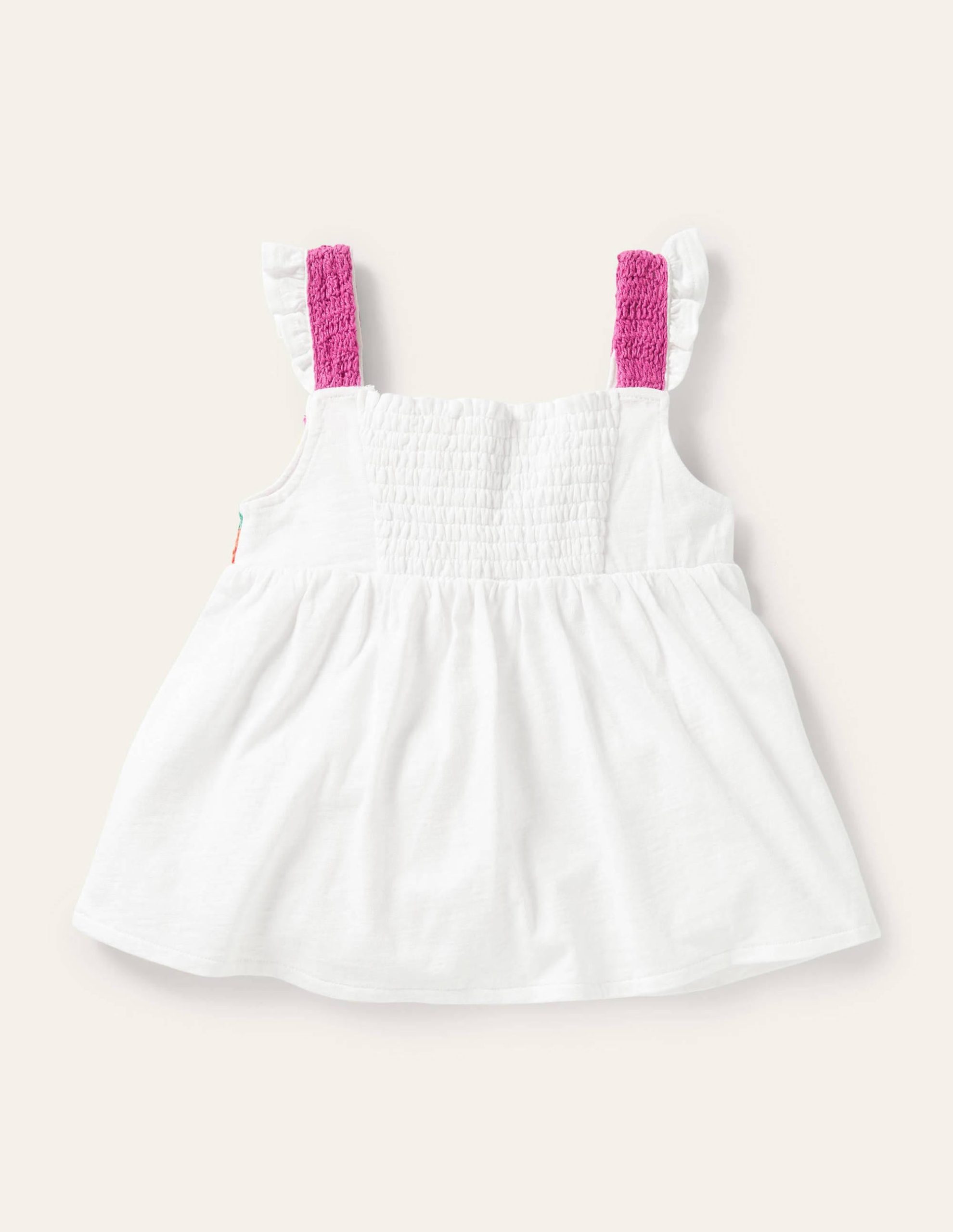 Crochet Tank Top-White - Image 6