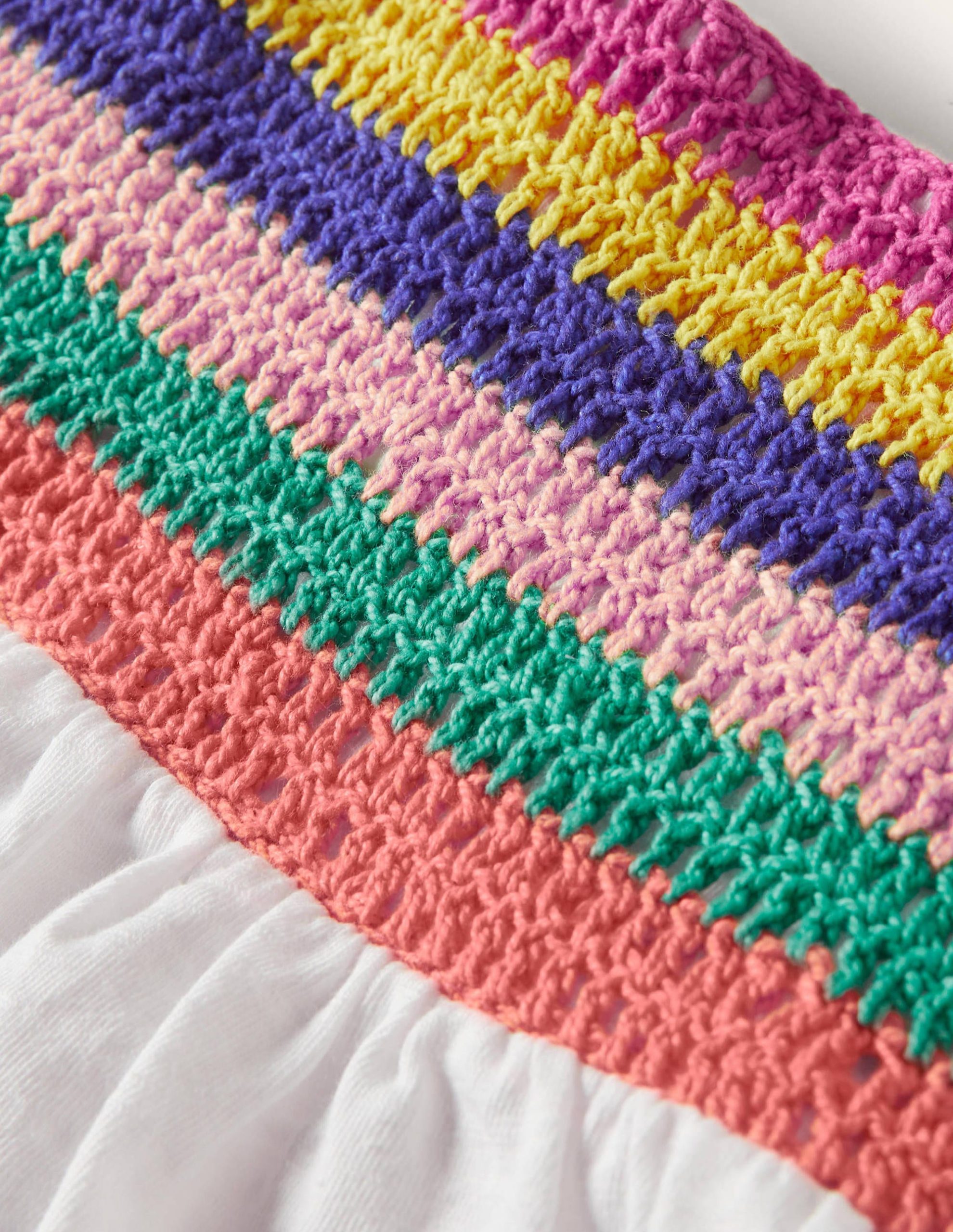 Crochet Tank Top-White - Image 7