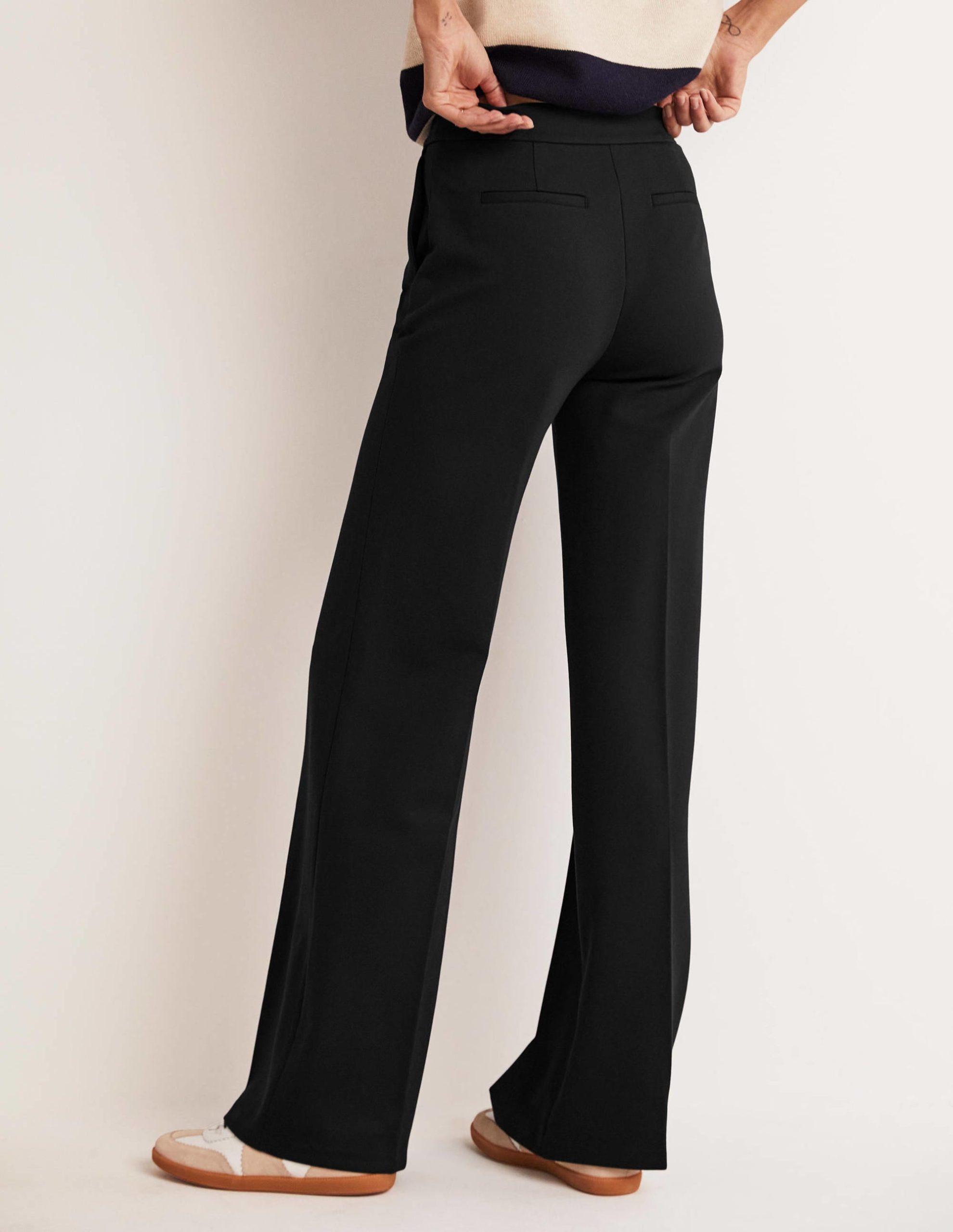 Westbourne Ponte Pants-Black - Image 7