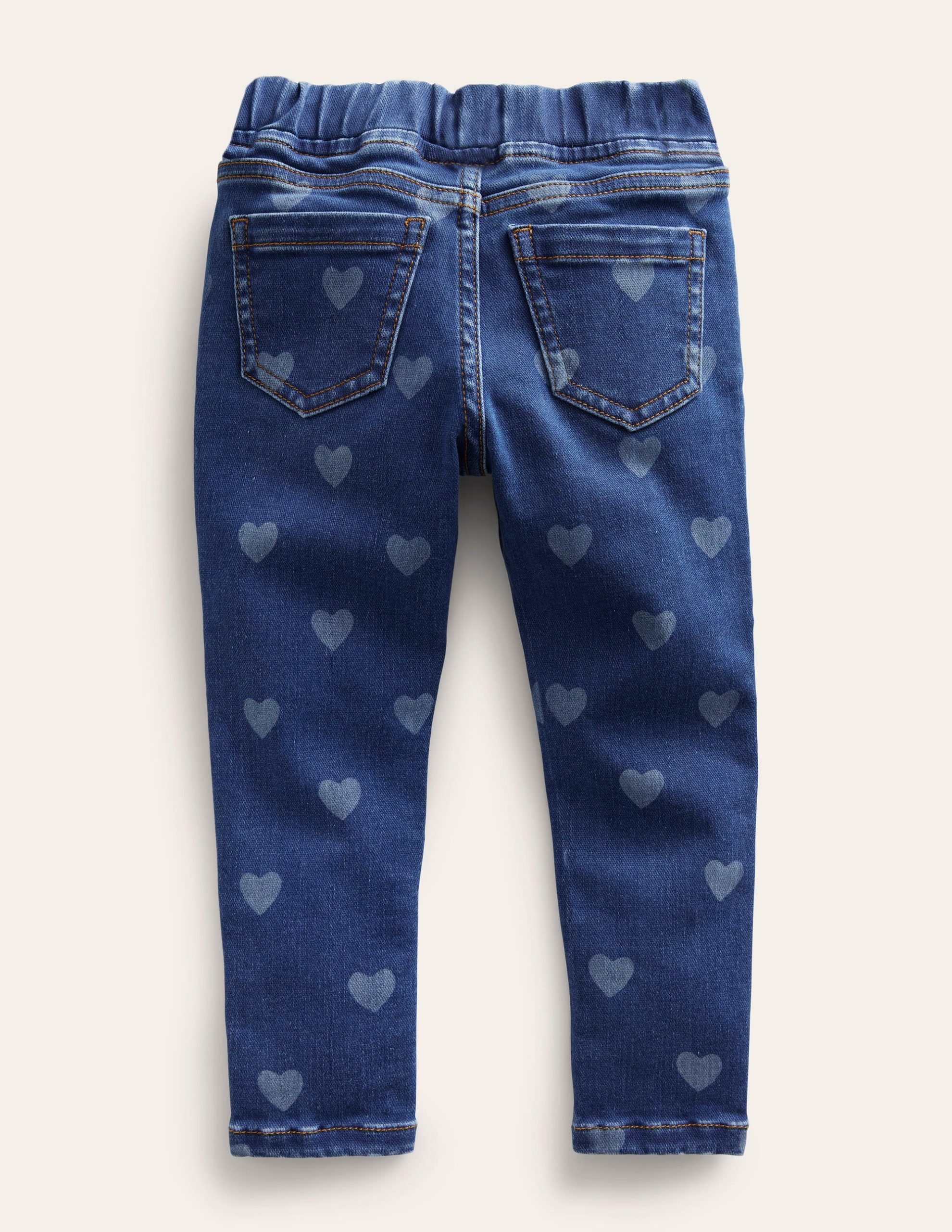 Adventure-Flex Denim Leggings-Mid Vintage Heart - Image 2