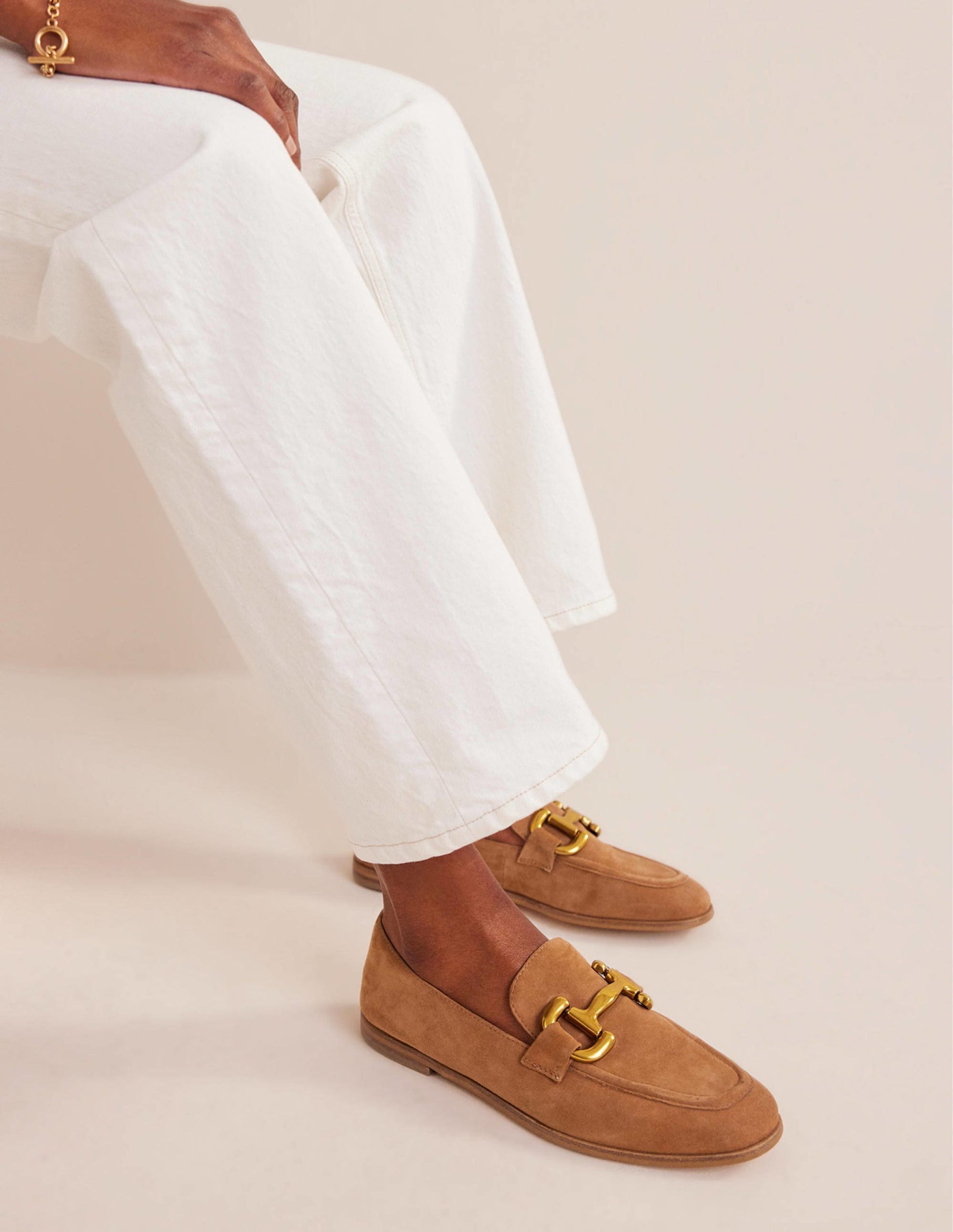 Iris Snaffle Loafers-Ginger Snap Suede - Image 2