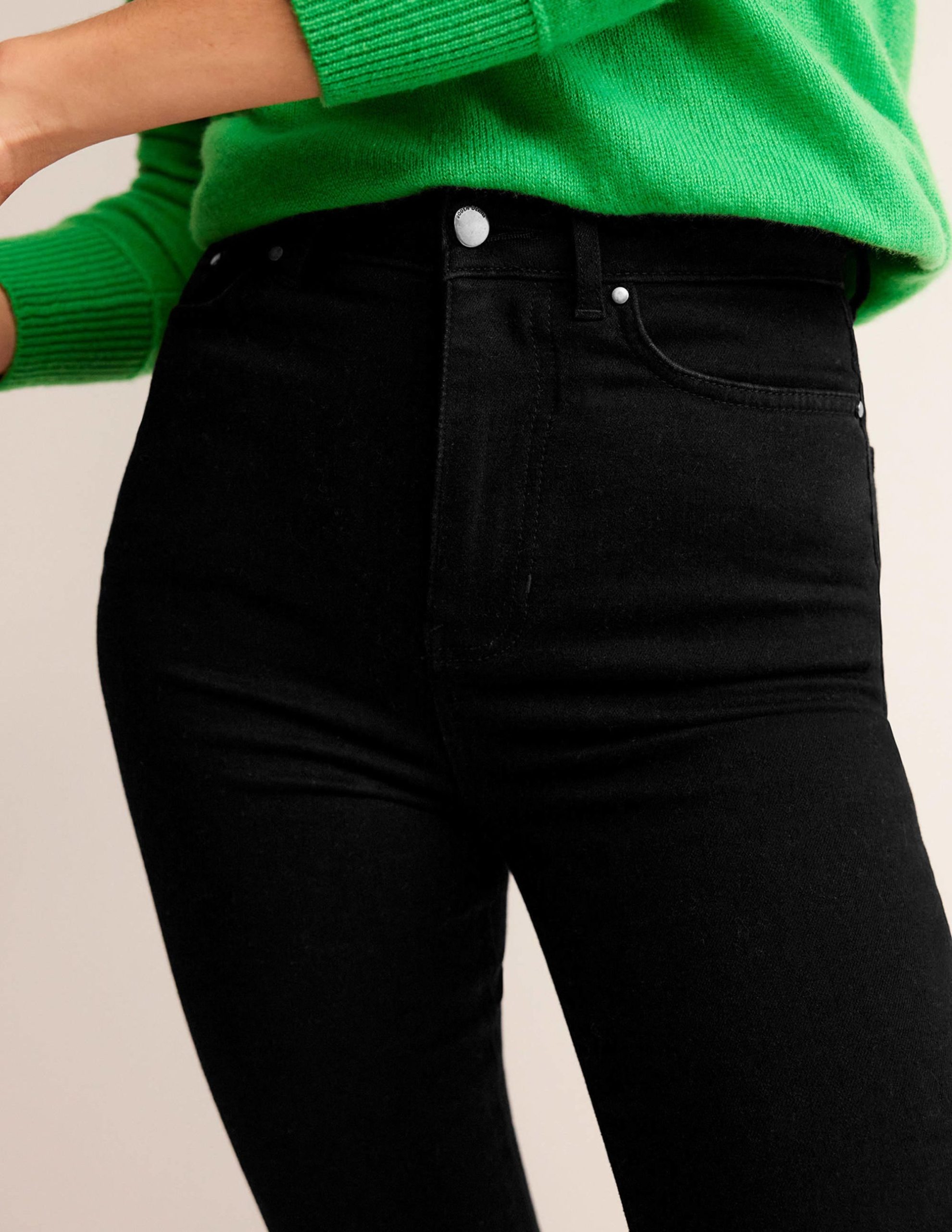 High Rise Sculpted Skinny Jean-Black - Image 5