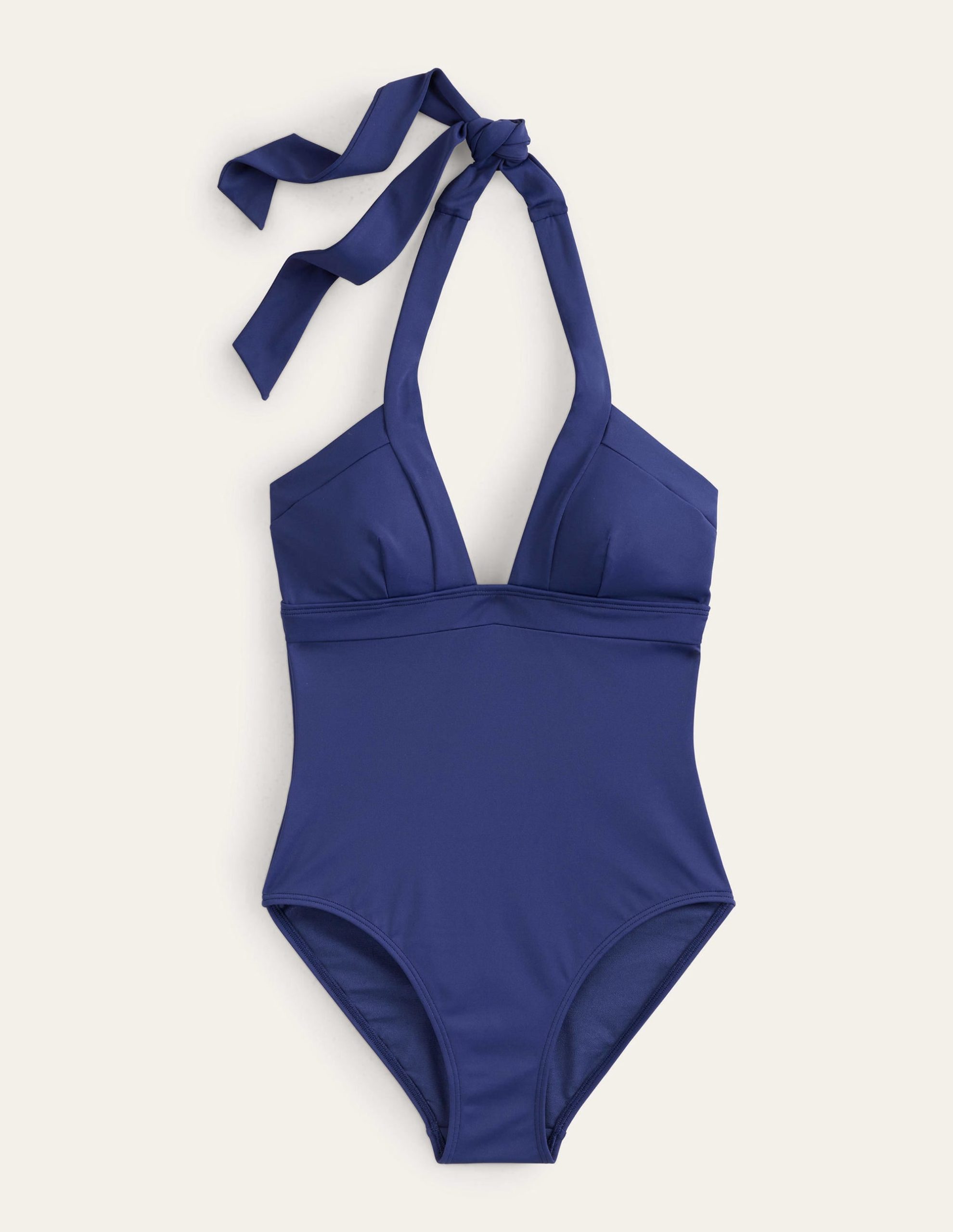 Ithaca Halter Swimsuit-French Navy - Image 4