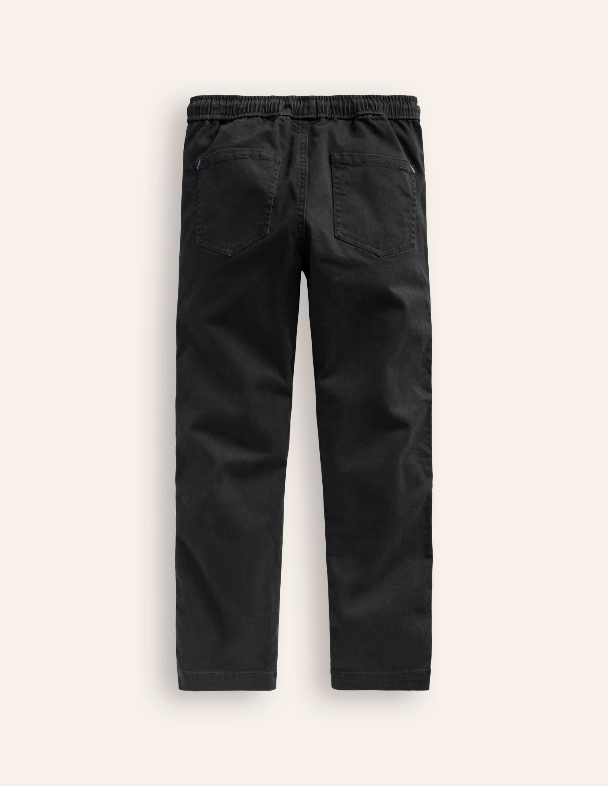 Slim Pull On Trousers-Black - Image 2