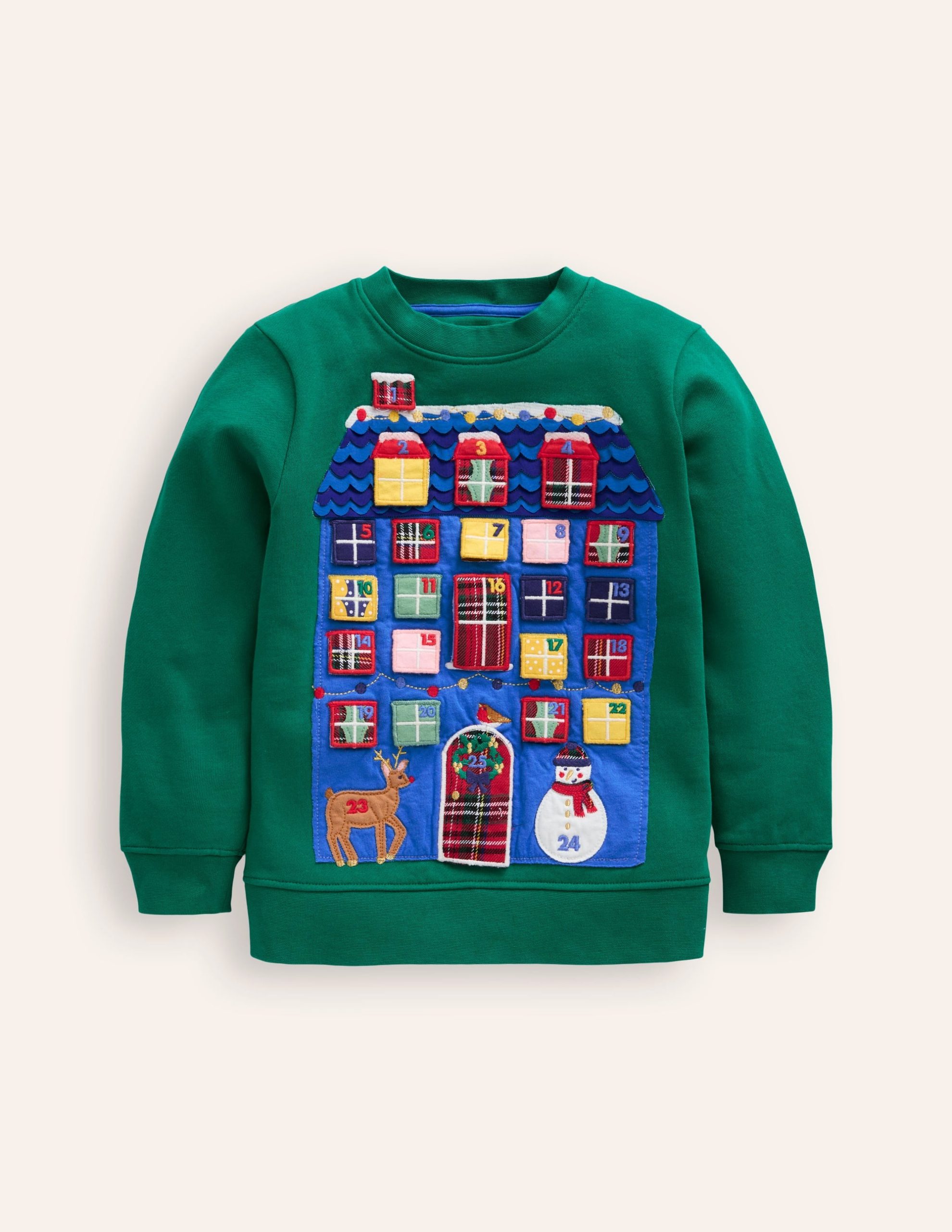 Advent Calendar Sweatshirt-Jewel Green Advent - Image 2