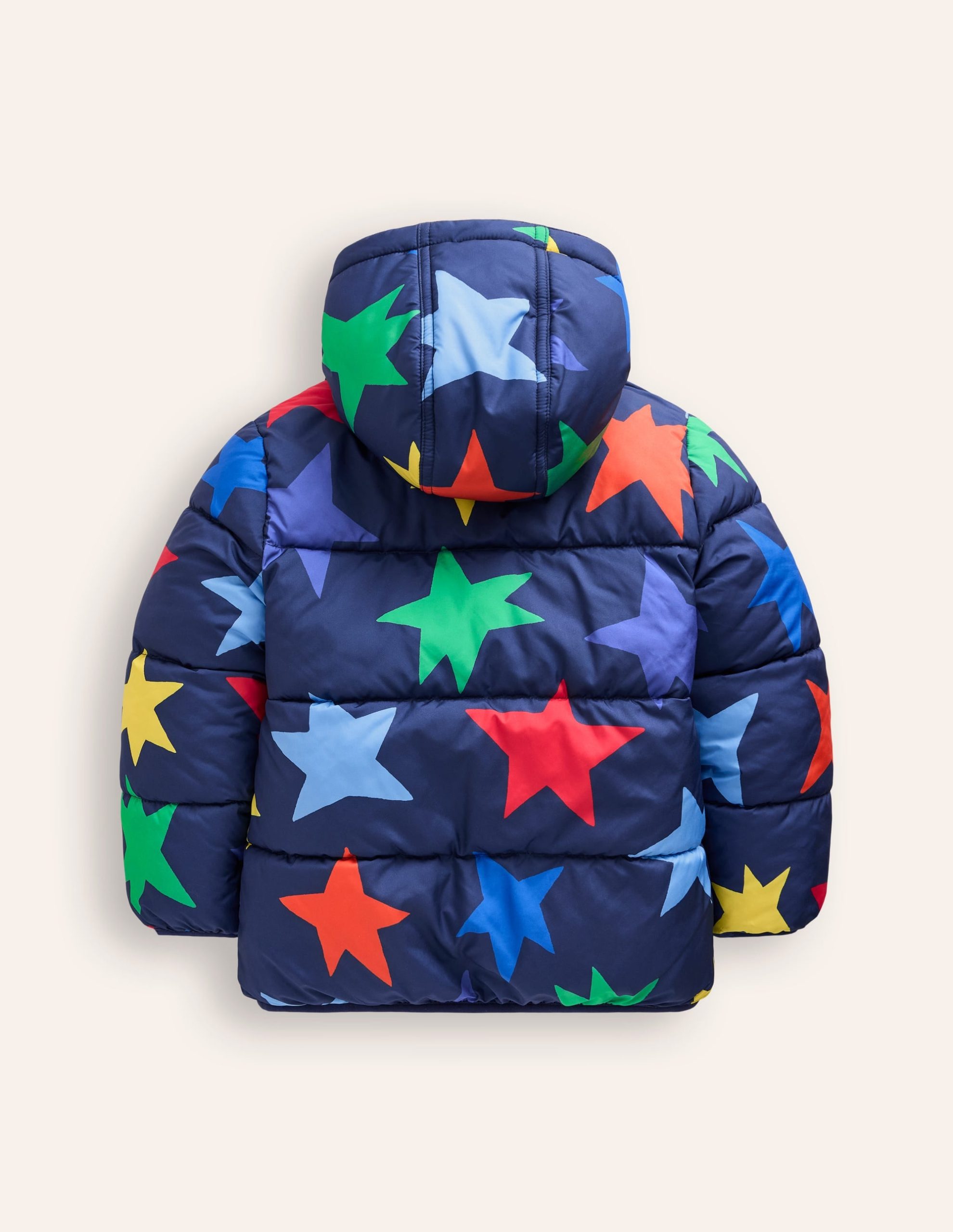 Reversible Cosy Borg Coat-Multi Star - Image 2