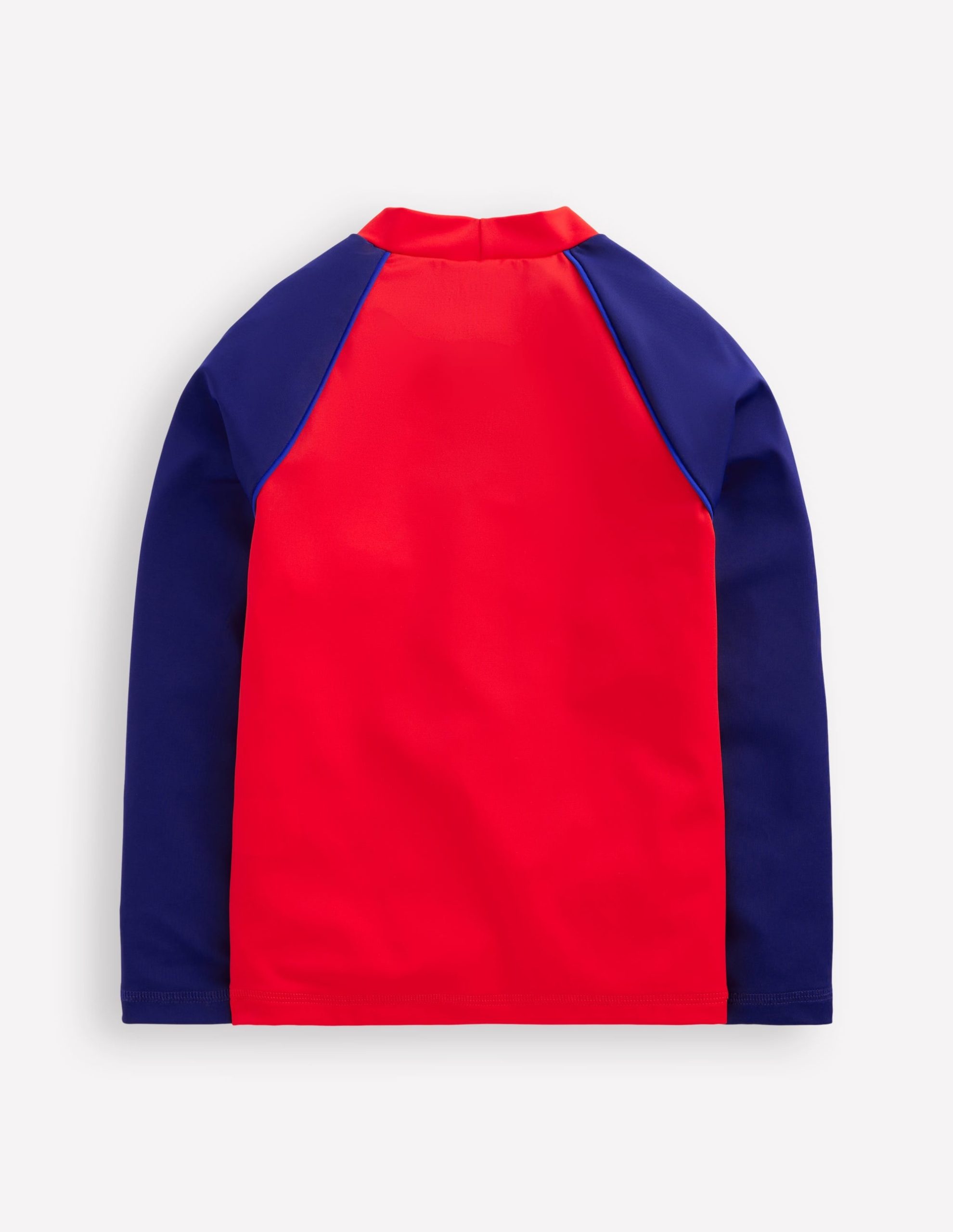 Colour Block Rash Vest-Poppy Red - Image 2
