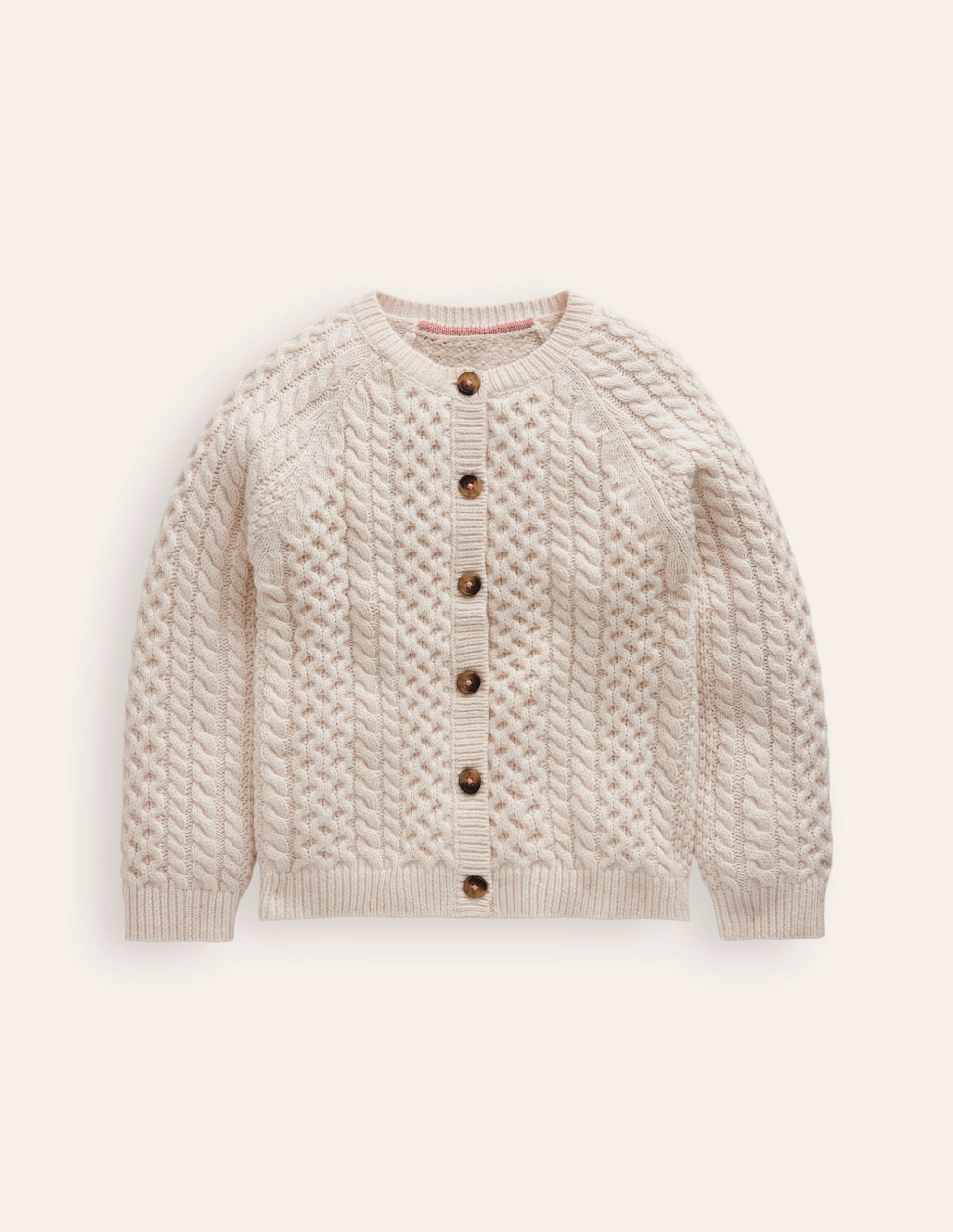 Heritage Cable Cardigan-Ecru - Image 2