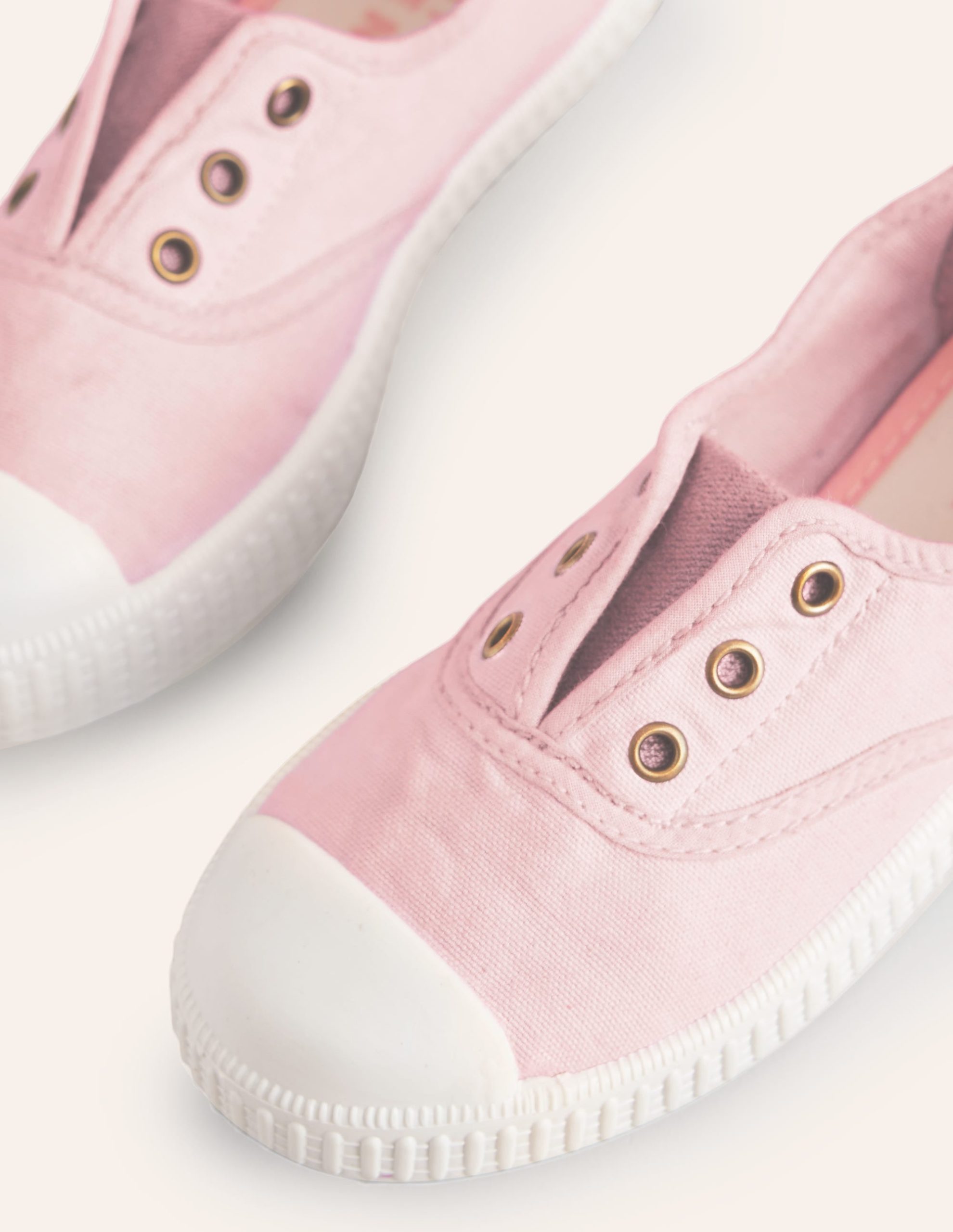 Laceless Canvas Pull-ons-Cameo Pink - Image 3