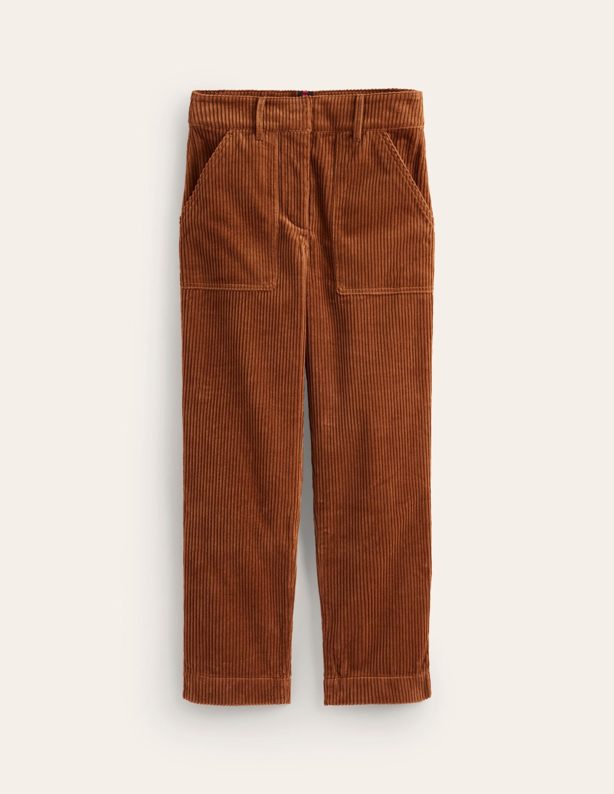 Tapered Cord Cargo Pants-Gingerbread - Image 5