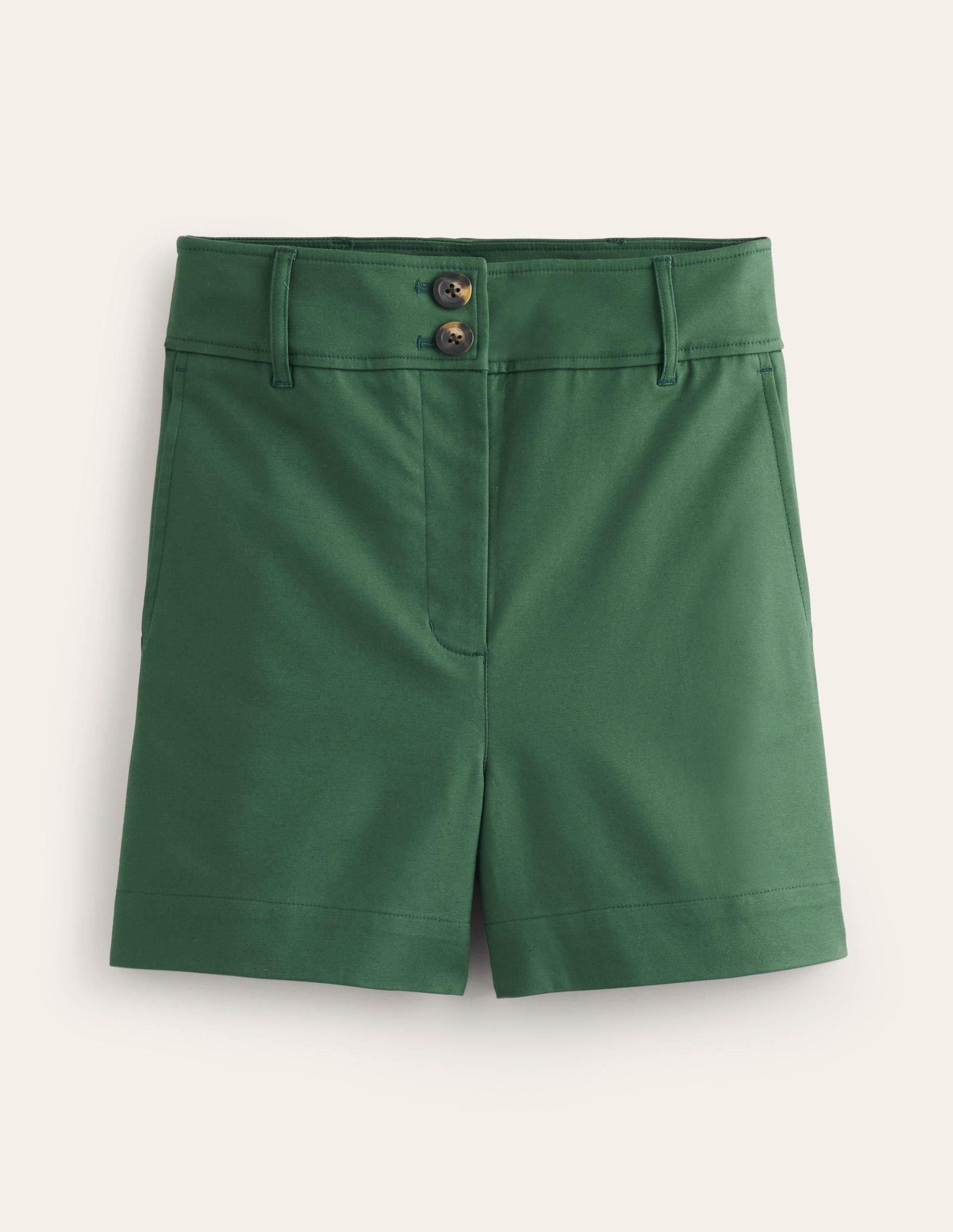 Westbourne Sateen Shorts-Dark Green - Image 5
