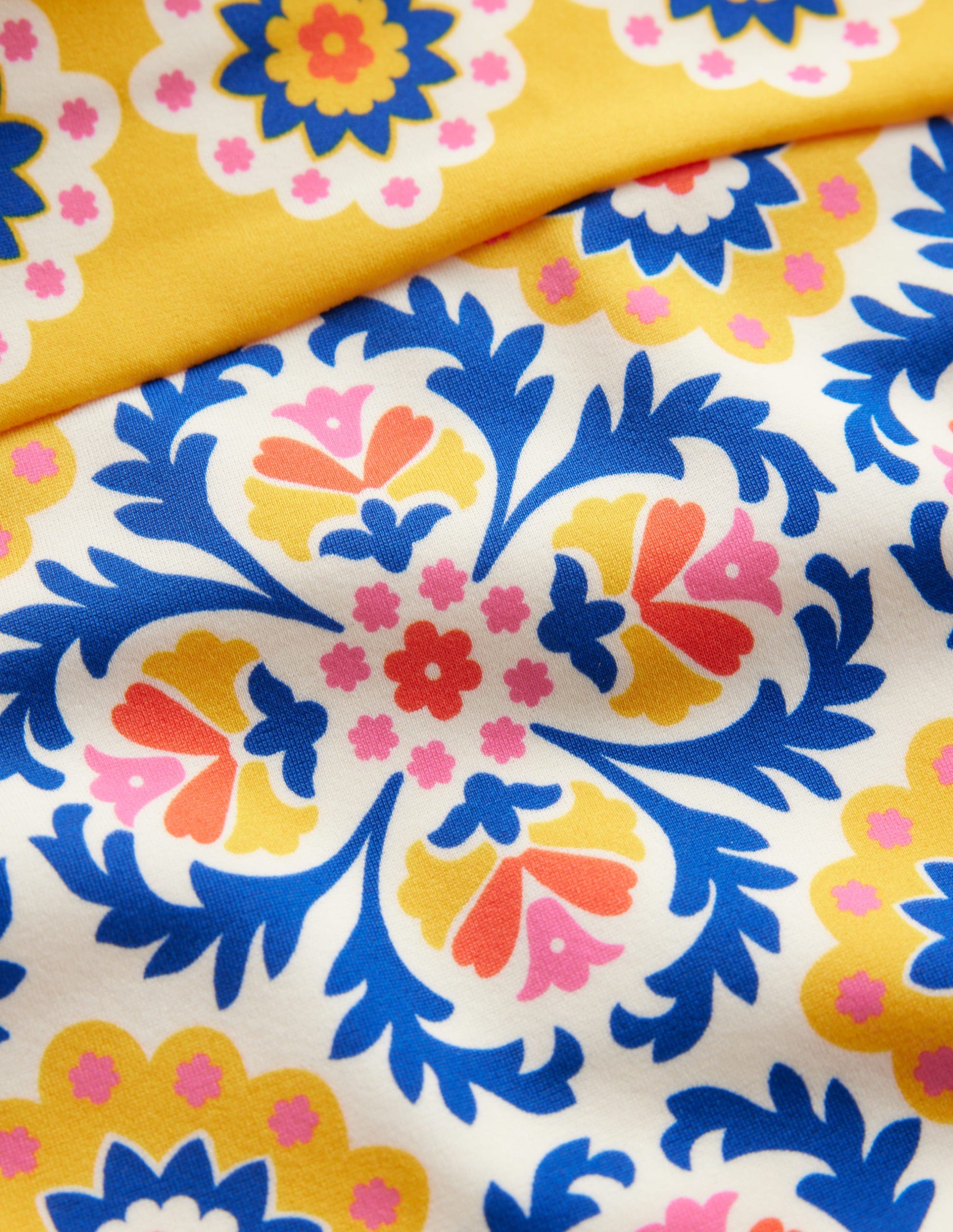 Porto V-Neck Swimsuit-Artisan Gold. Mosaic Tile - Image 6