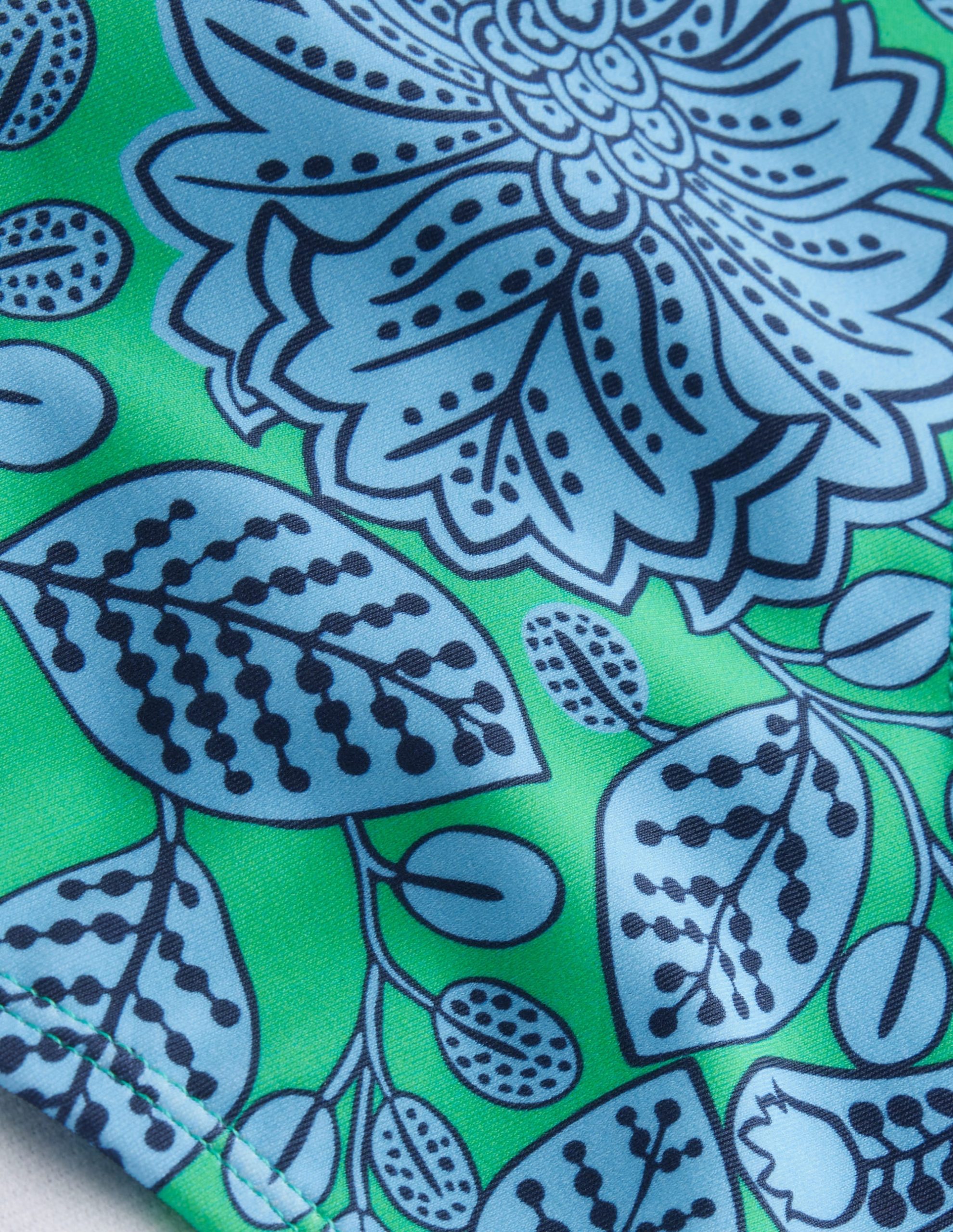 Classic Bikini Bottoms-Ming Green. Gardenia Swirl - Image 6