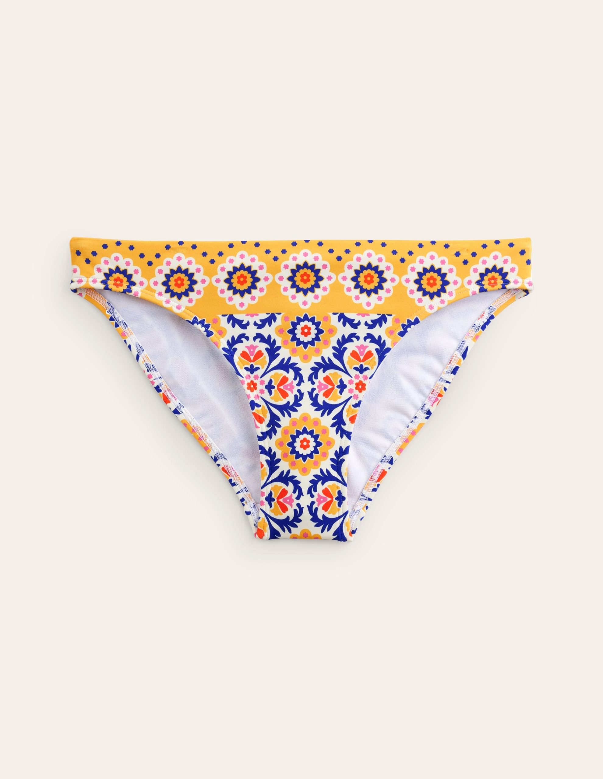 Classic Bikini Bottoms-Artisan Gold. Mosaic Tile - Image 6