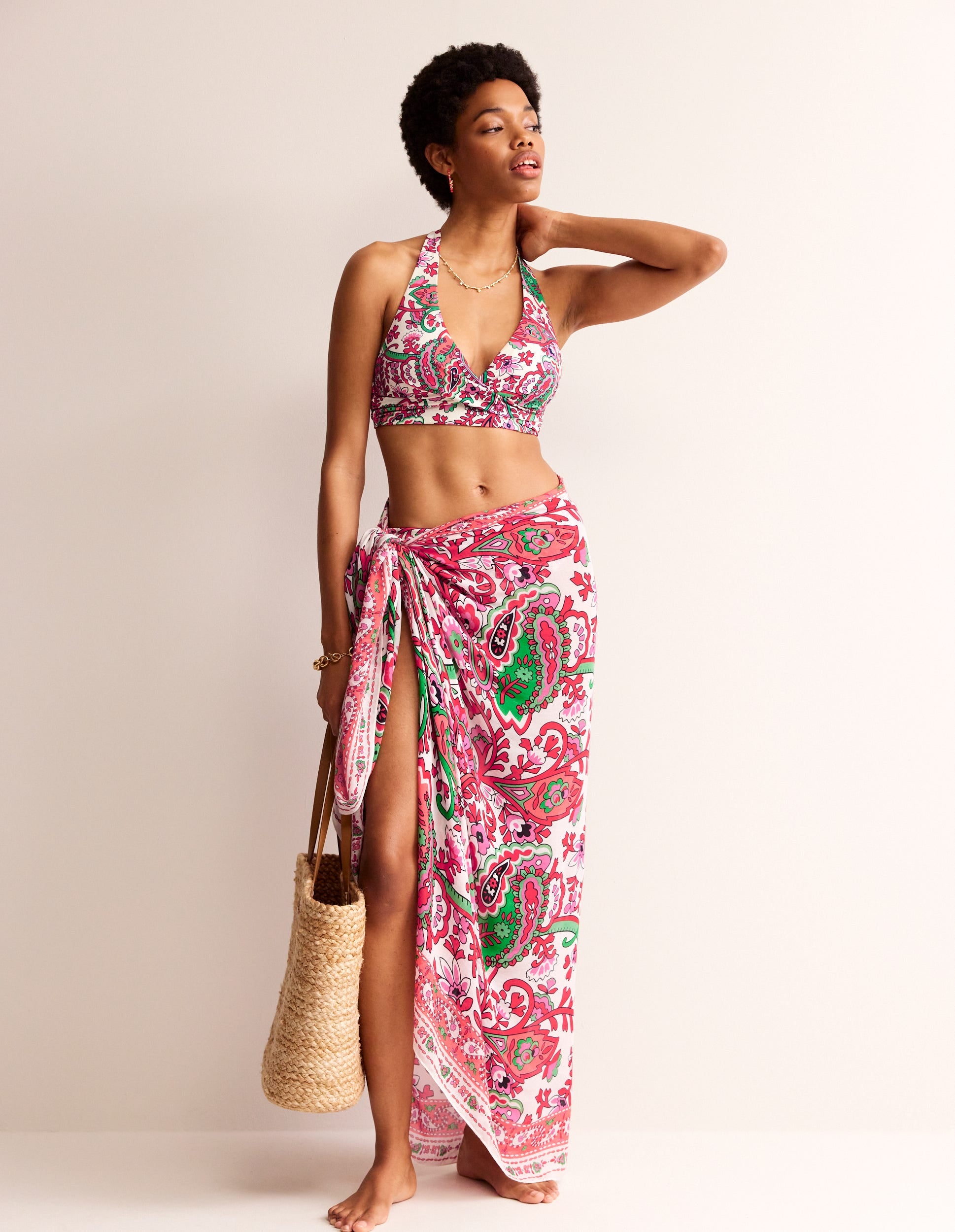 Levanzo Halter Bikini Top-Multi. Fantastical - Image 4