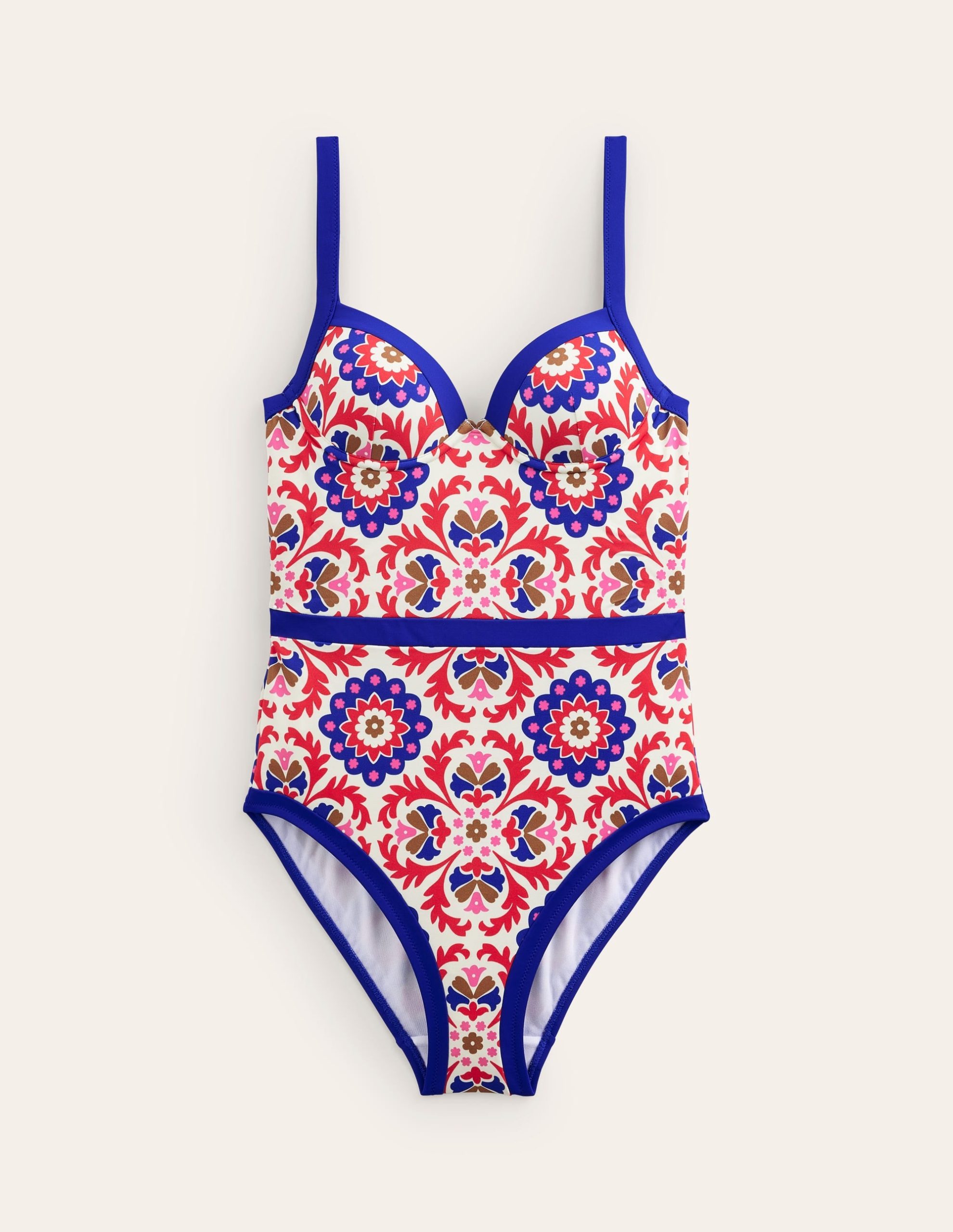 Colour Pop Cup Size Swimsuit-Rubicondo. Mosaic Bloom - Image 5
