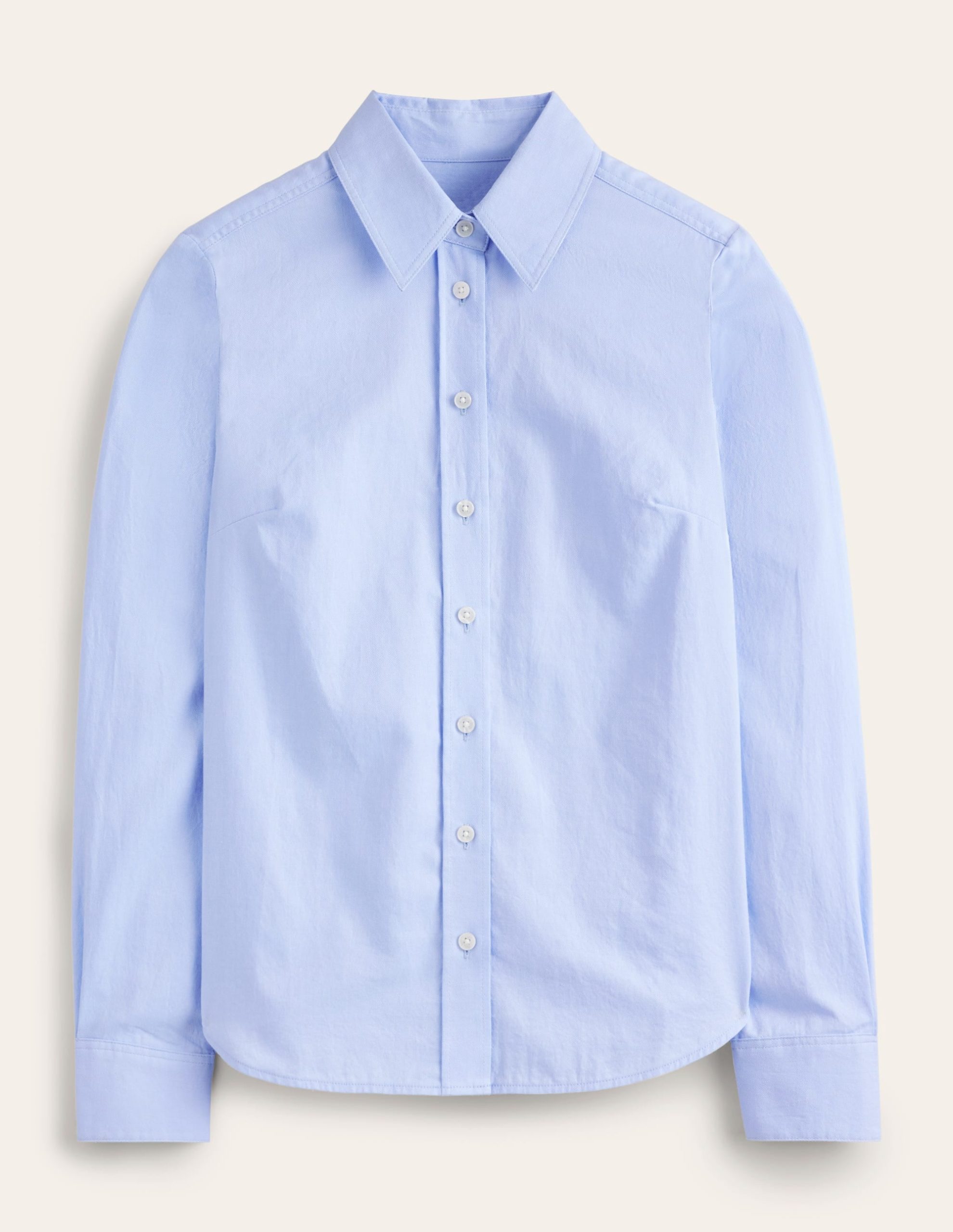 Sienna Cotton Shirt-Blue Oxford - Image 6