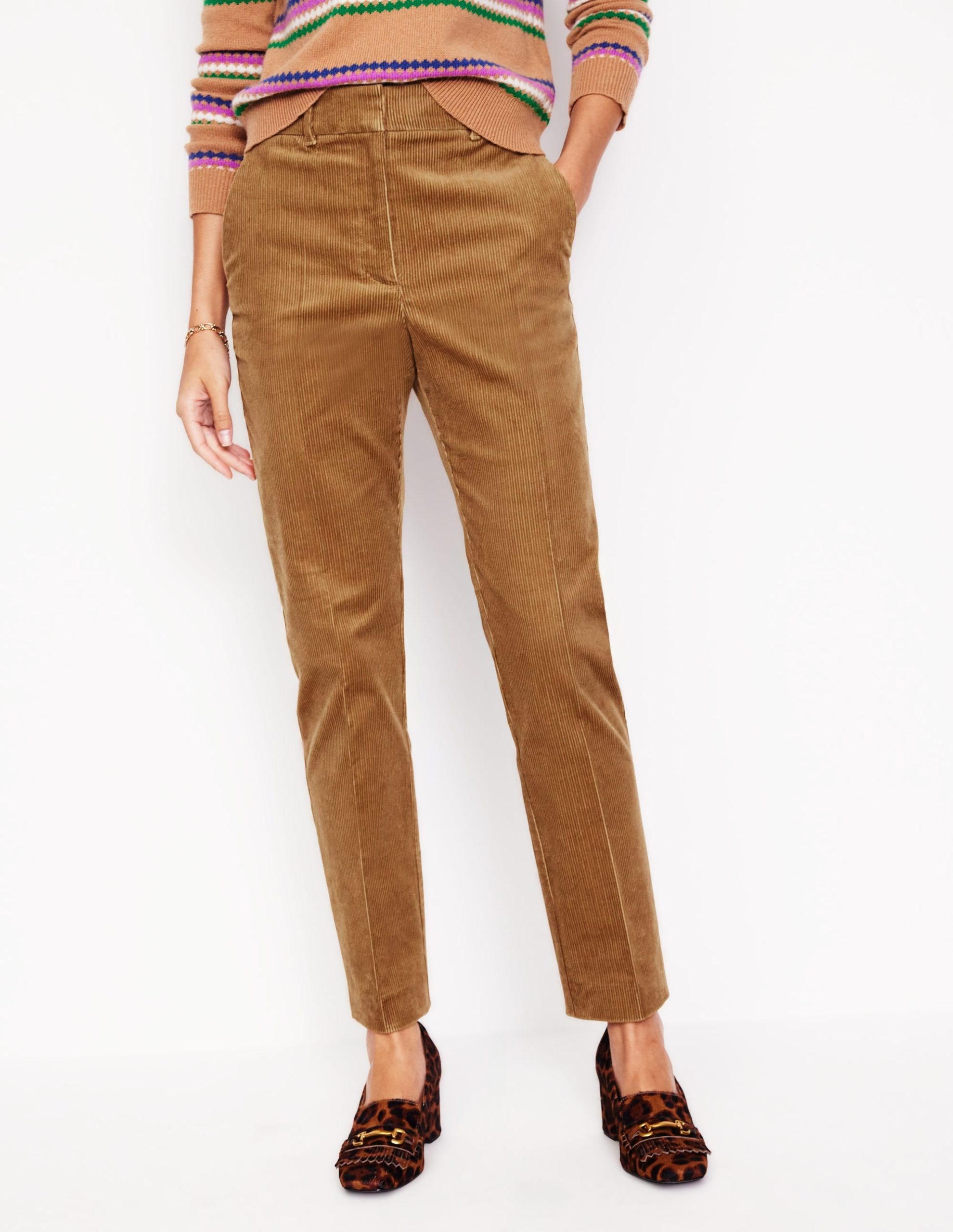 Kew Cord Pants-Camel - Image 4