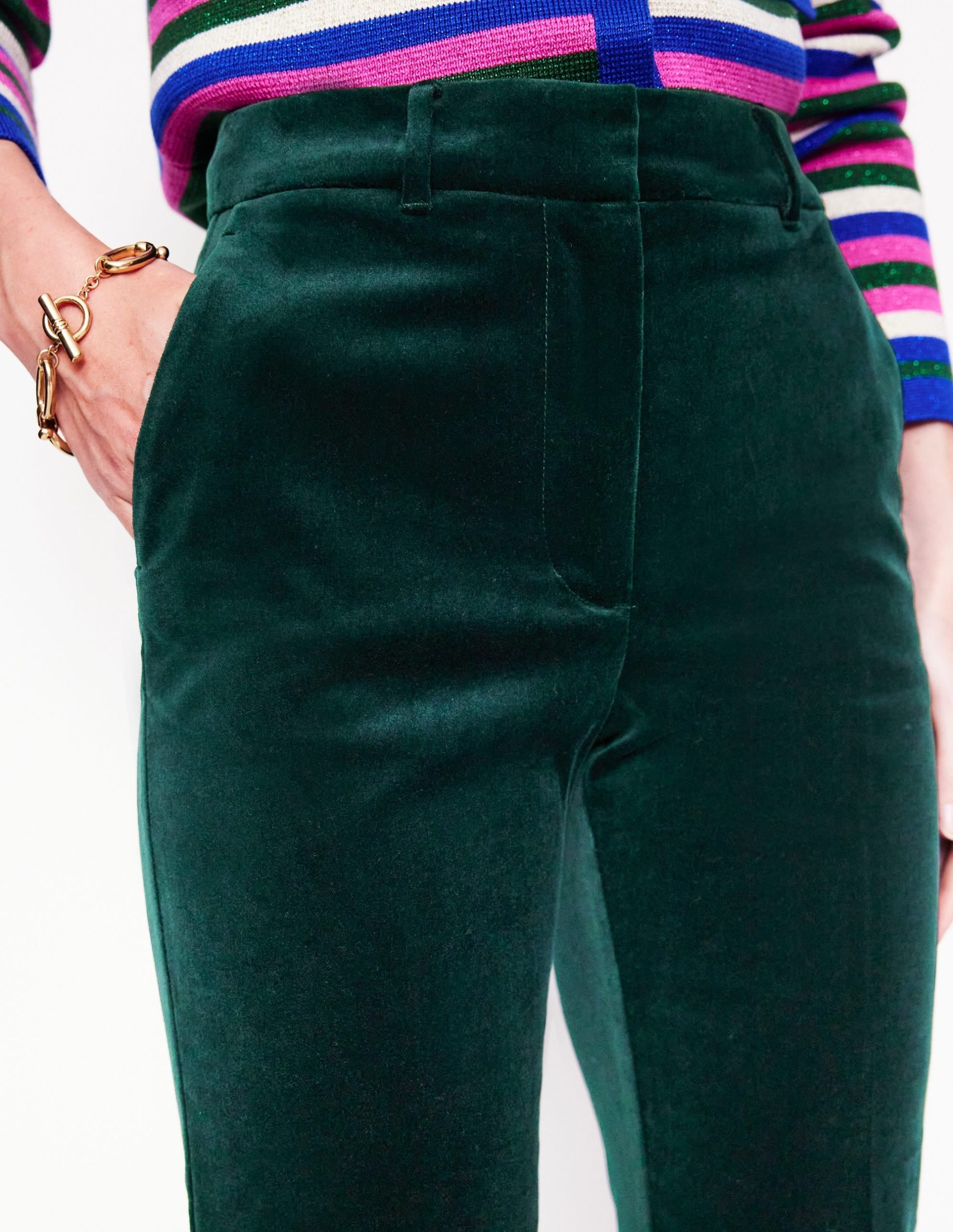 Kew Velvet Pants-Glade - Image 2