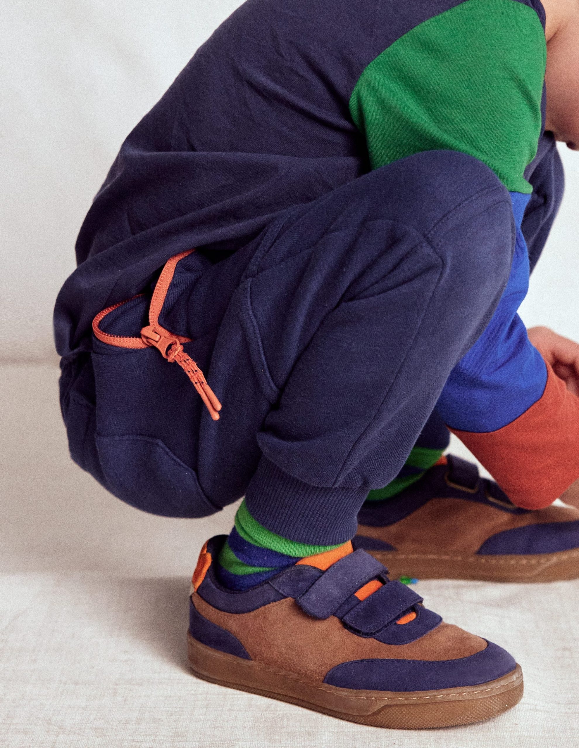 Warrior Knee Joggers-College Navy - Image 2