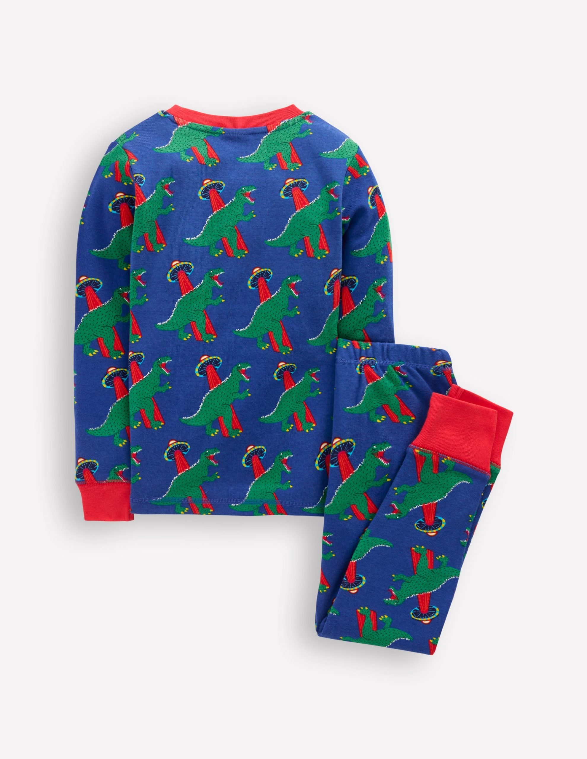 Snug Glow-In-The-Dark Pajamas-Dino Space - Image 2