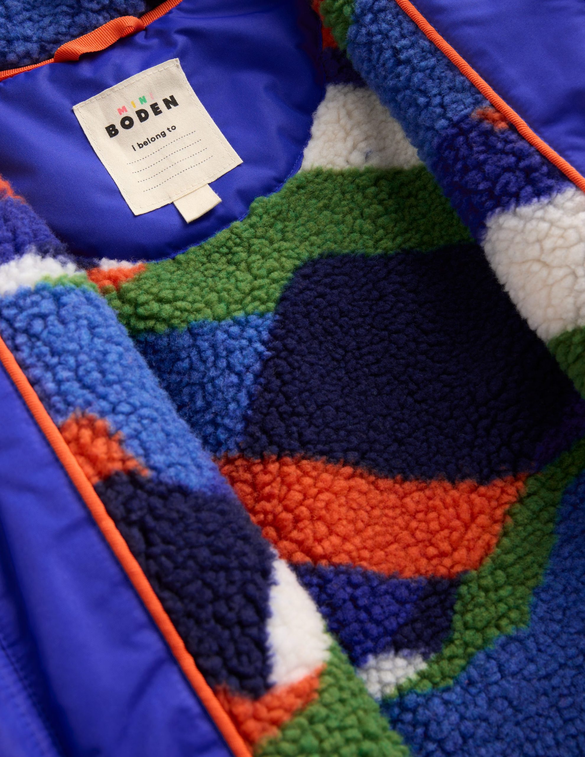 Borg Lined Anorak-Blue - Image 5