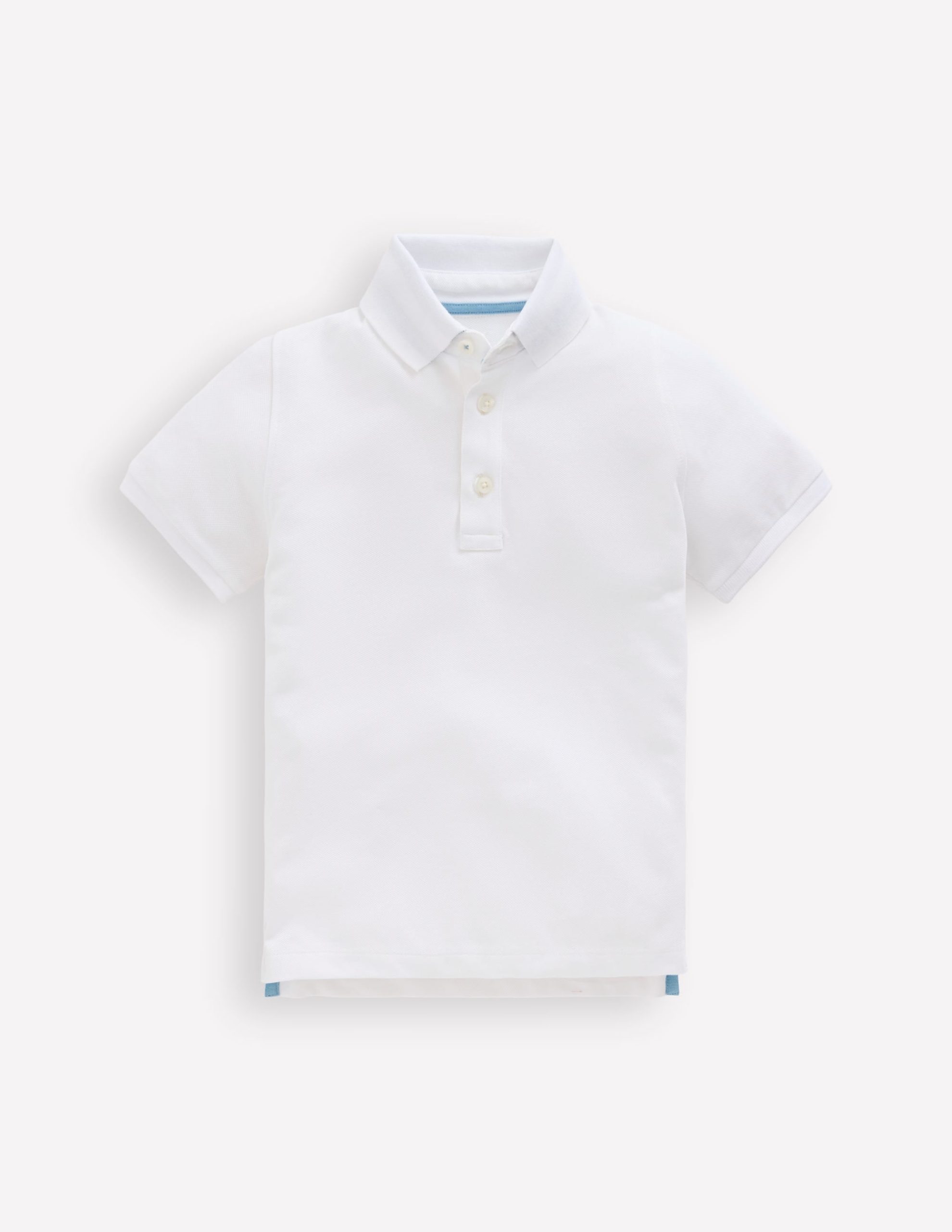 Piqu?? Polo Shirt-White