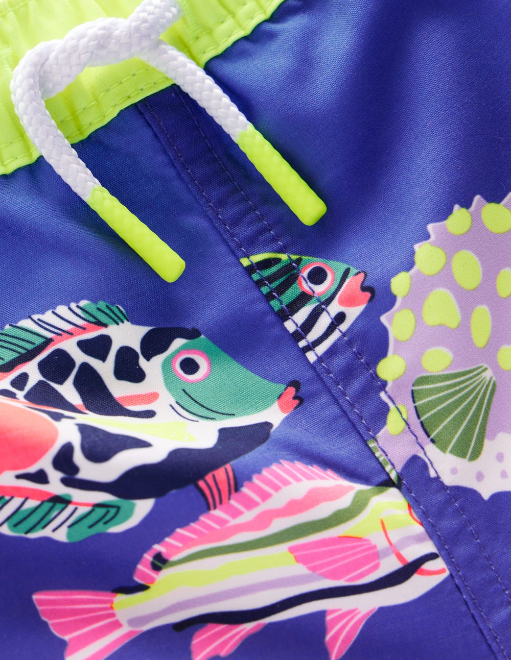 Swim Shorts-Blue Heron Fish - Image 4