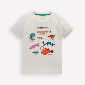 Glow-In-The-Dark T-shirt-Soft Ivory Bio