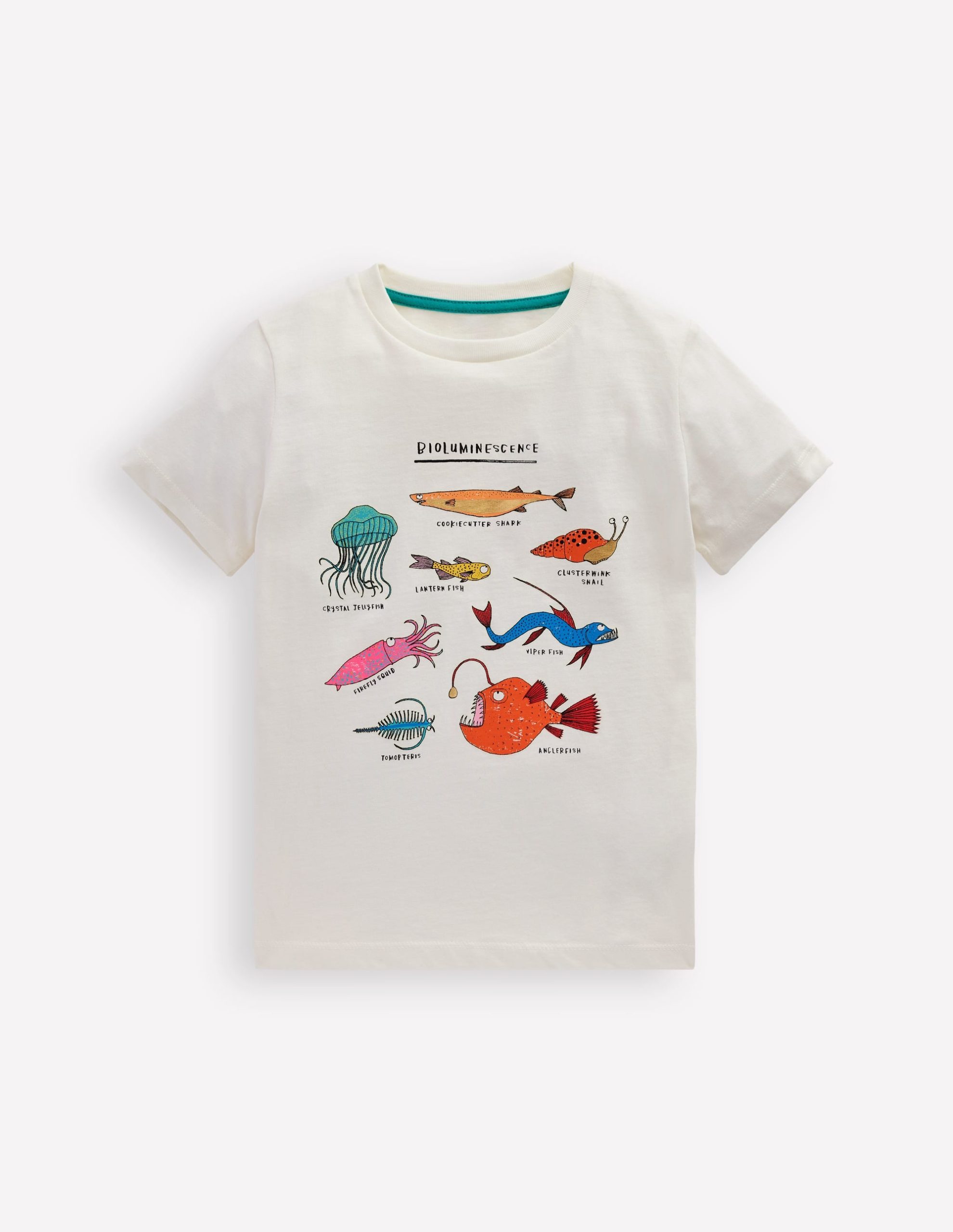 Glow-In-The-Dark T-shirt-Soft Ivory Bio