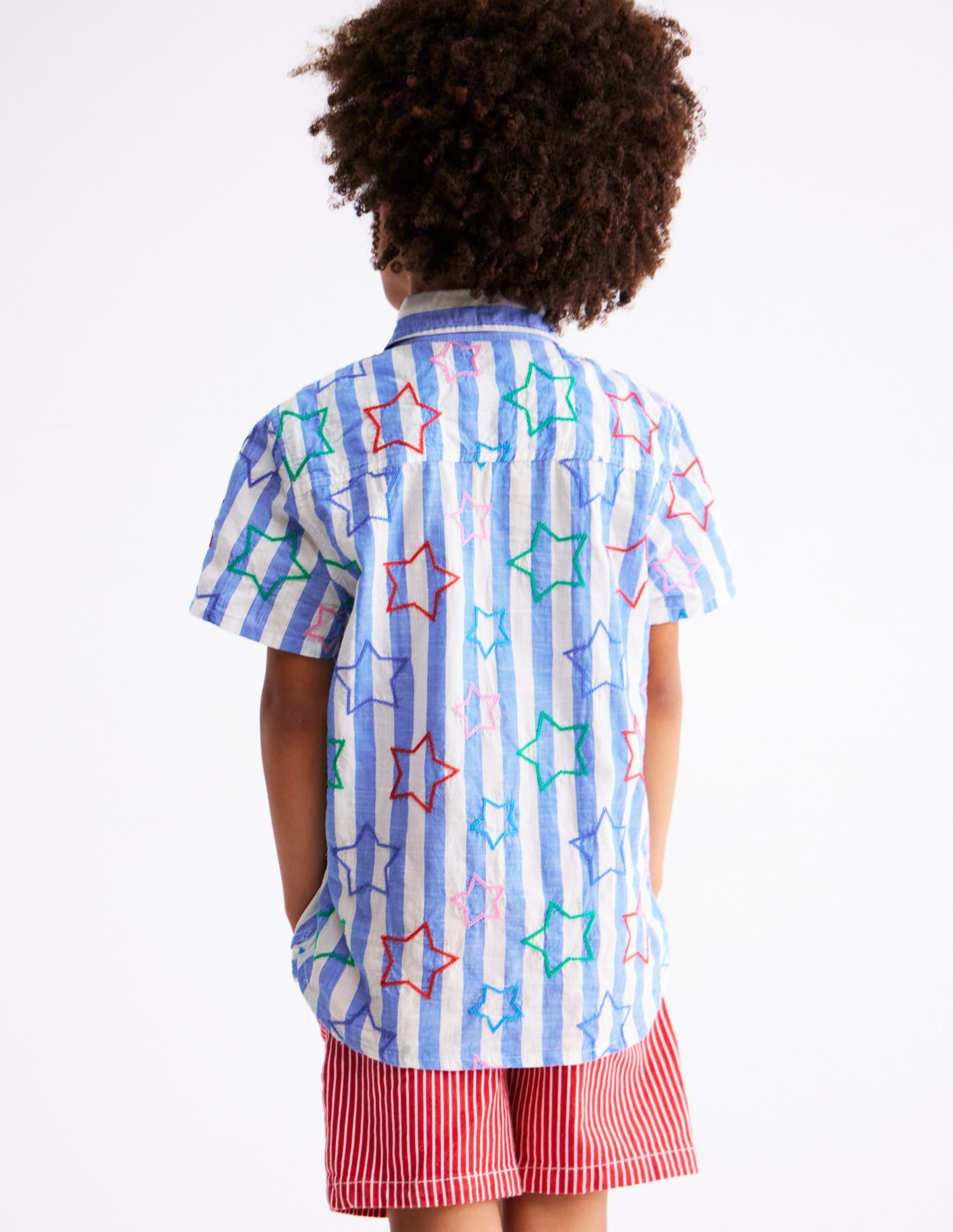 Fun Cotton Shirt-Starry Stripe - Image 5