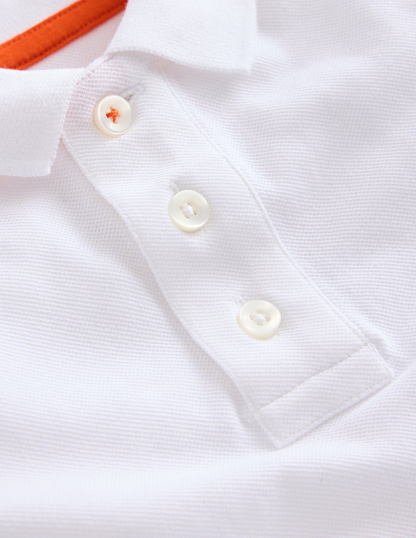 Piqué Polo Shirt-White - Image 3