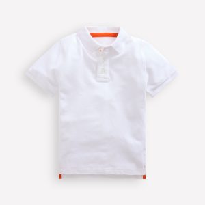Piqu?? Polo Shirt-White