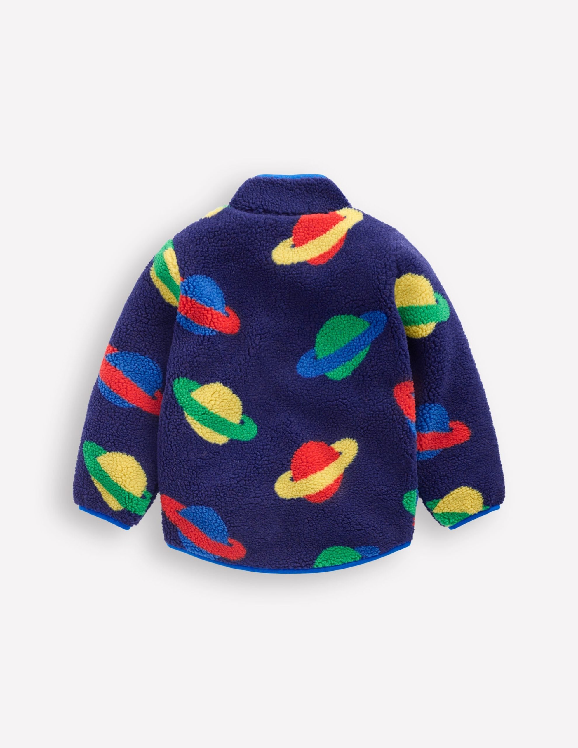 Cosy Borg Jacket-Twilight Blue Planets - Image 2