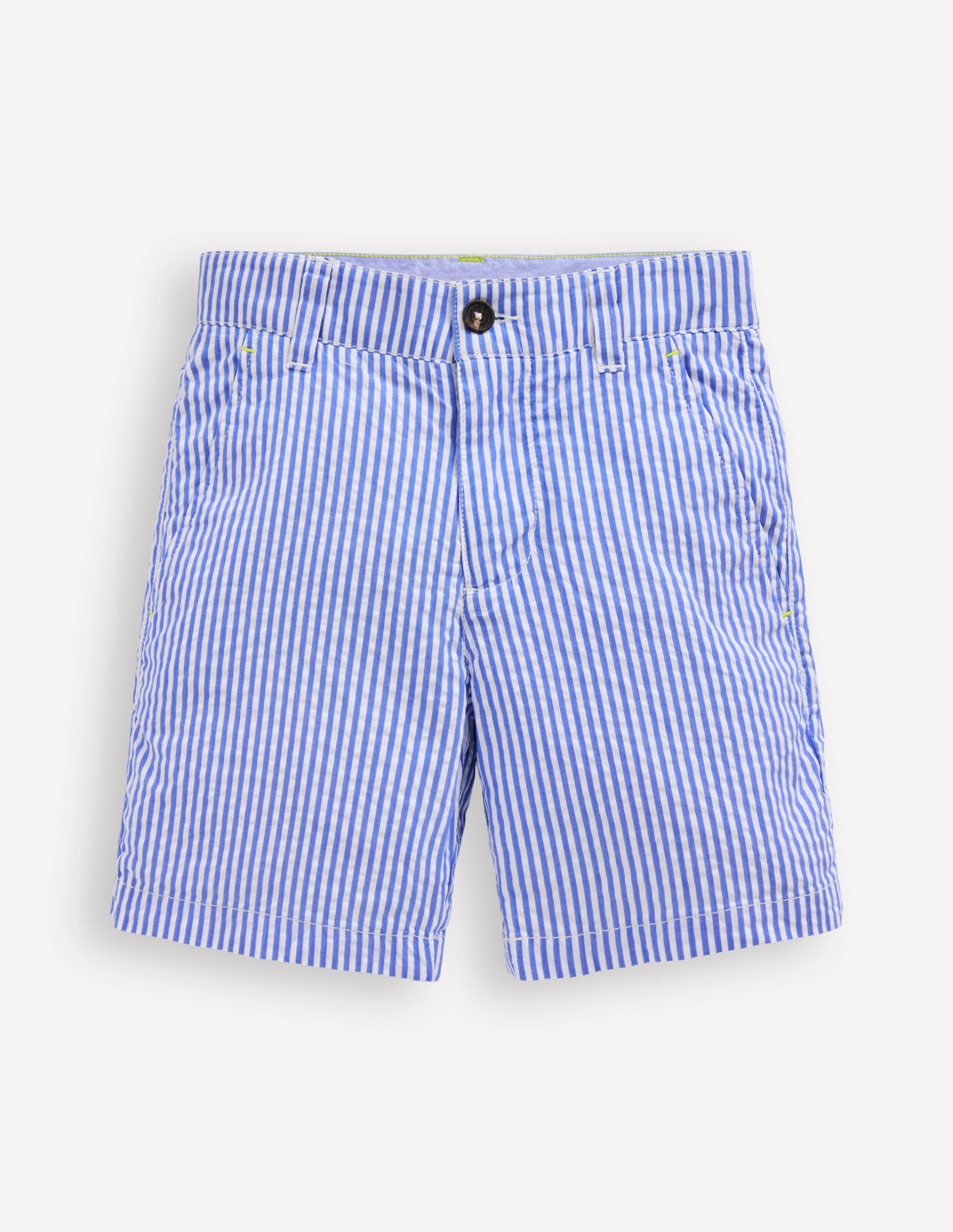 Seersucker Shorts-Blue Ticking Stripe - Image 2