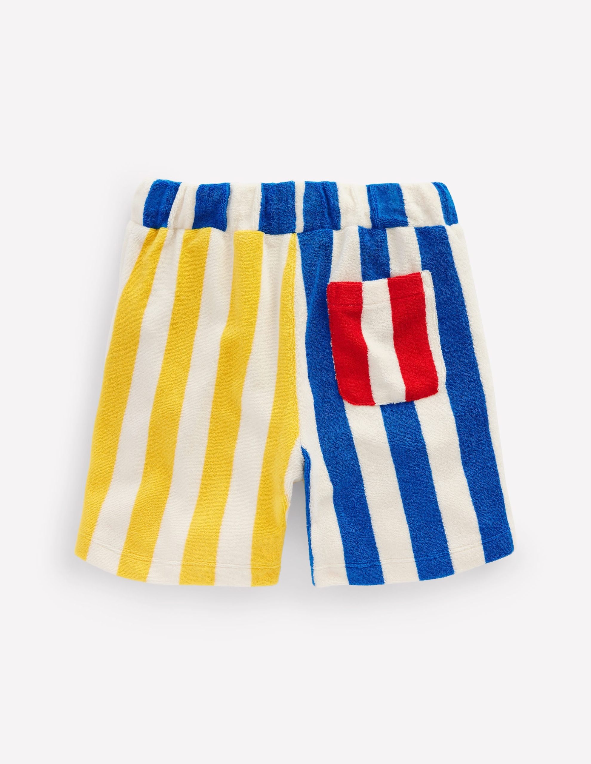 Towelling Shorts-Fiesta and Directoire Stripe - Image 2