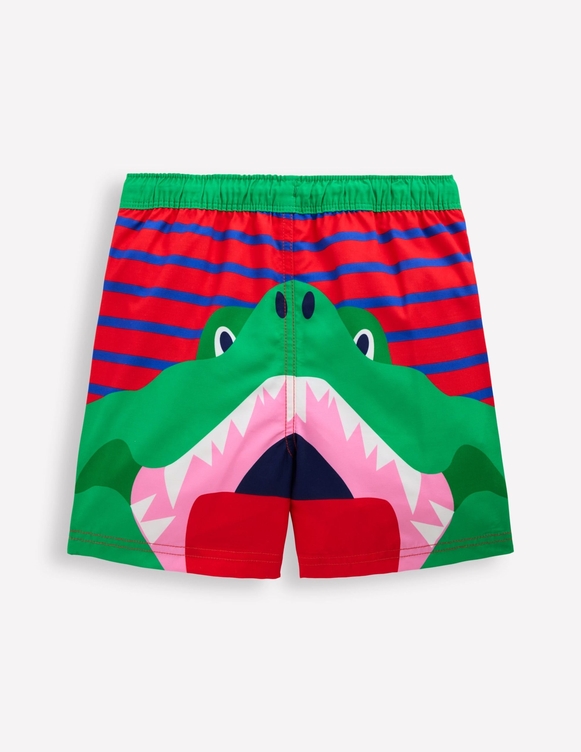 Swim Shorts-Gallery Blue/ Poppy Red Croc - Image 2