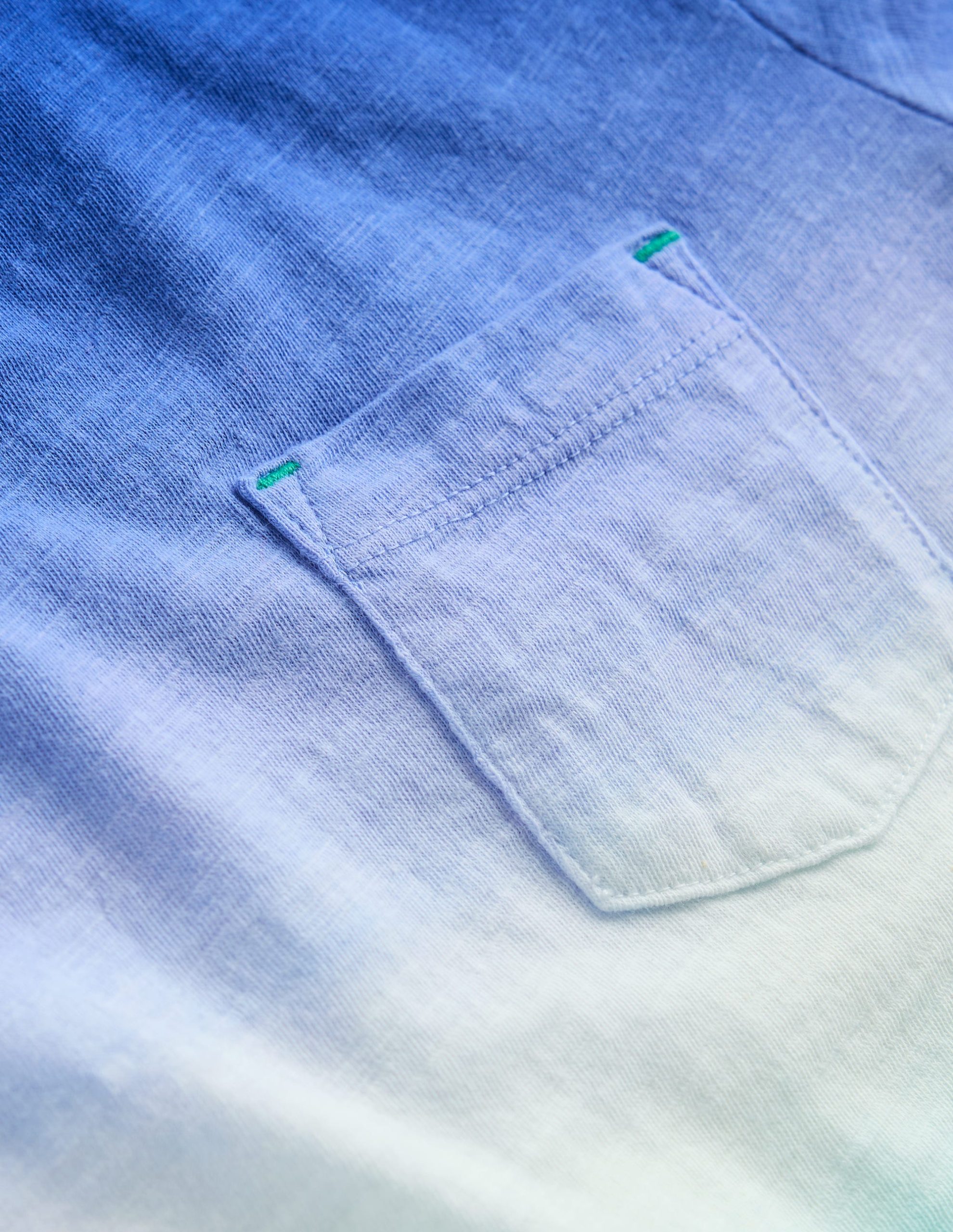 Tie Dye T-shirt-Bright Blue /Aquamarine Blue - Image 3