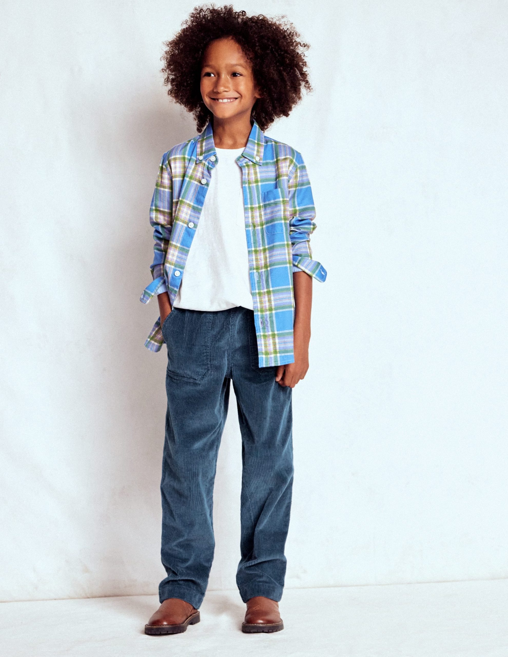 Pull-on Cord Pants-Blueberry Pie - Image 3