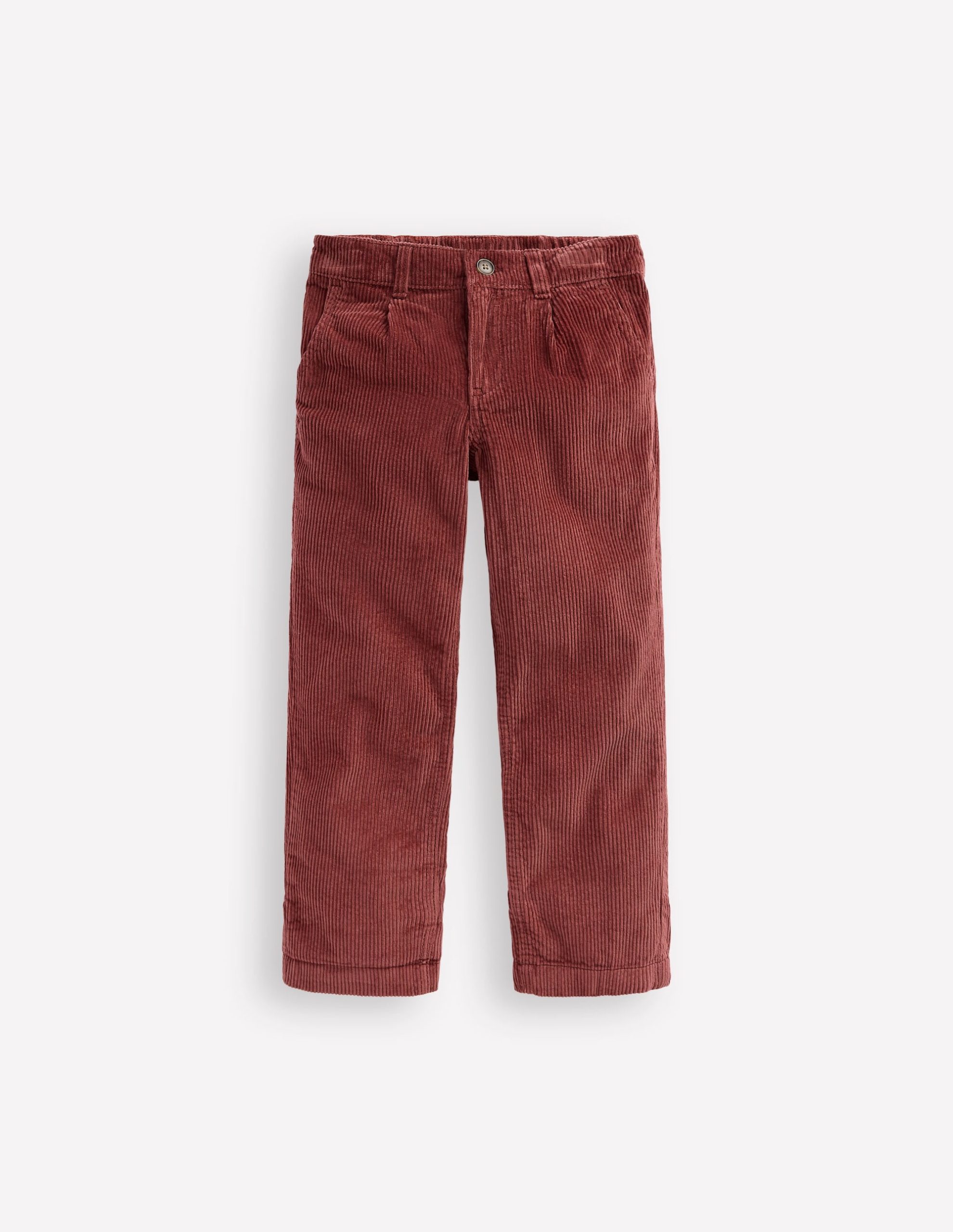 Everyday Relaxed Pants-Chestnut Cord