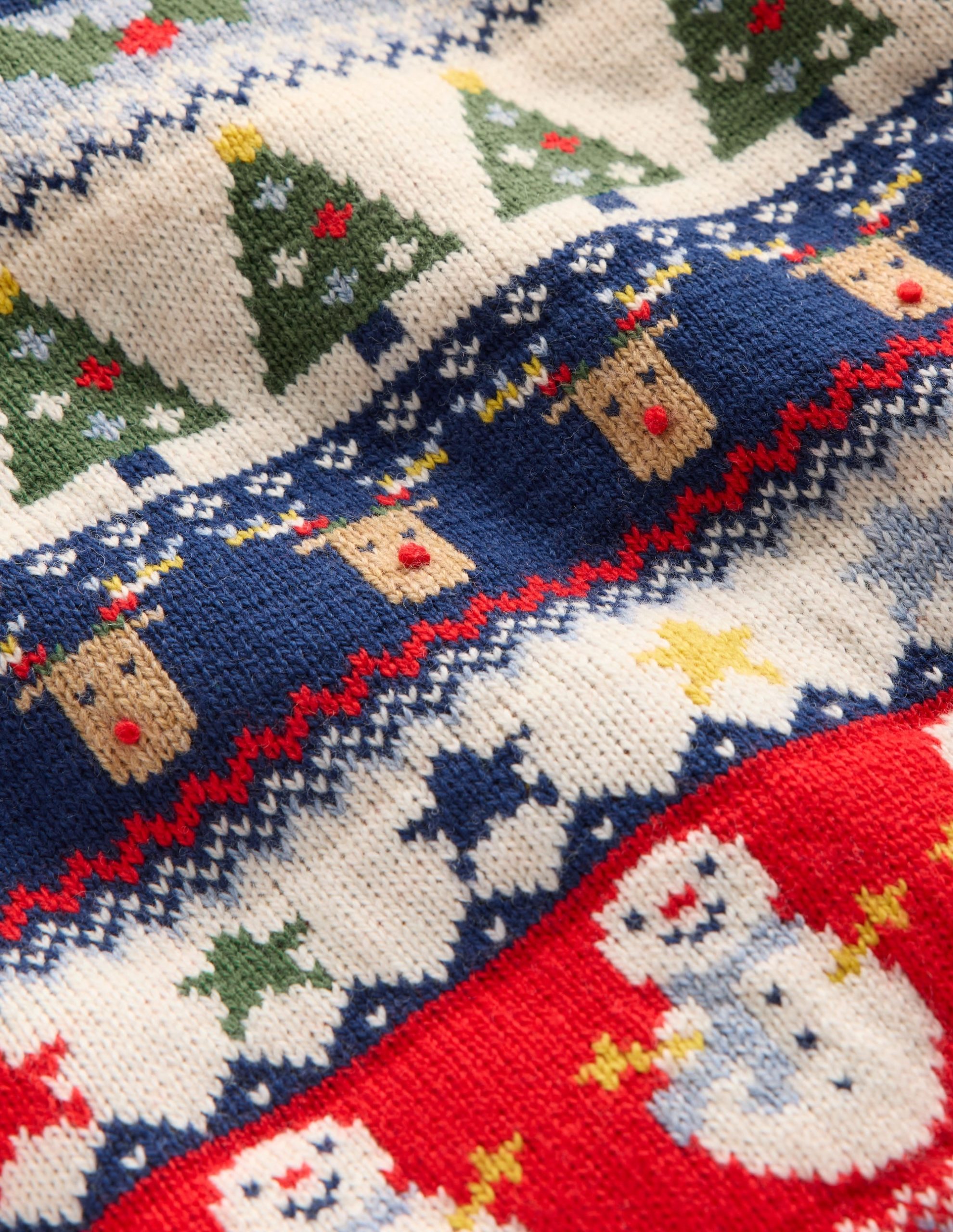 Fair Isle Jumper-Multi Christmas Fairisle - Image 4