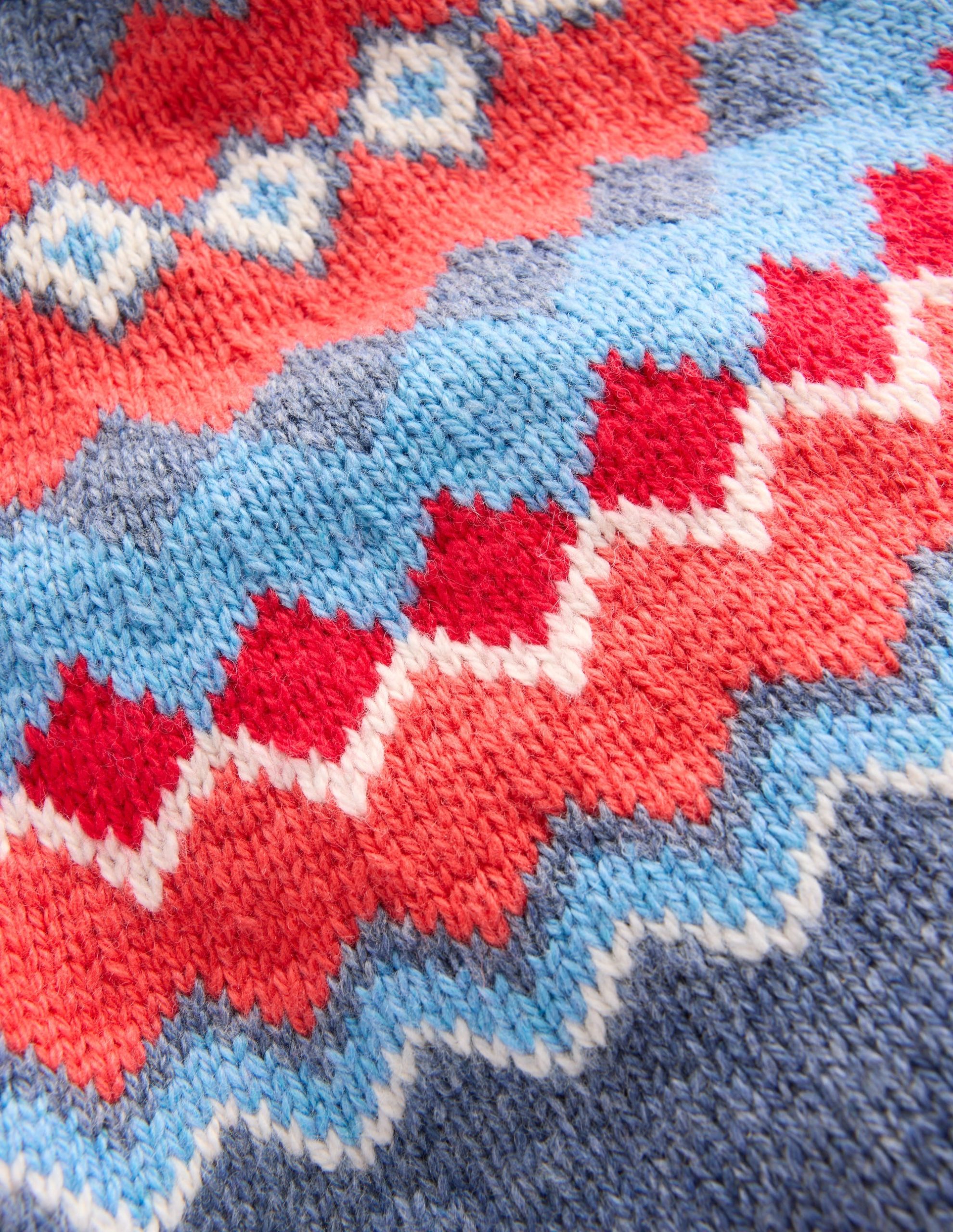 Fair Isle Jumper-Blue Classic Fair Isle - Image 5