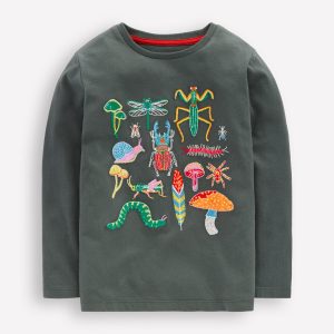 Glow Superstitch T-shirt-Smoke Insects