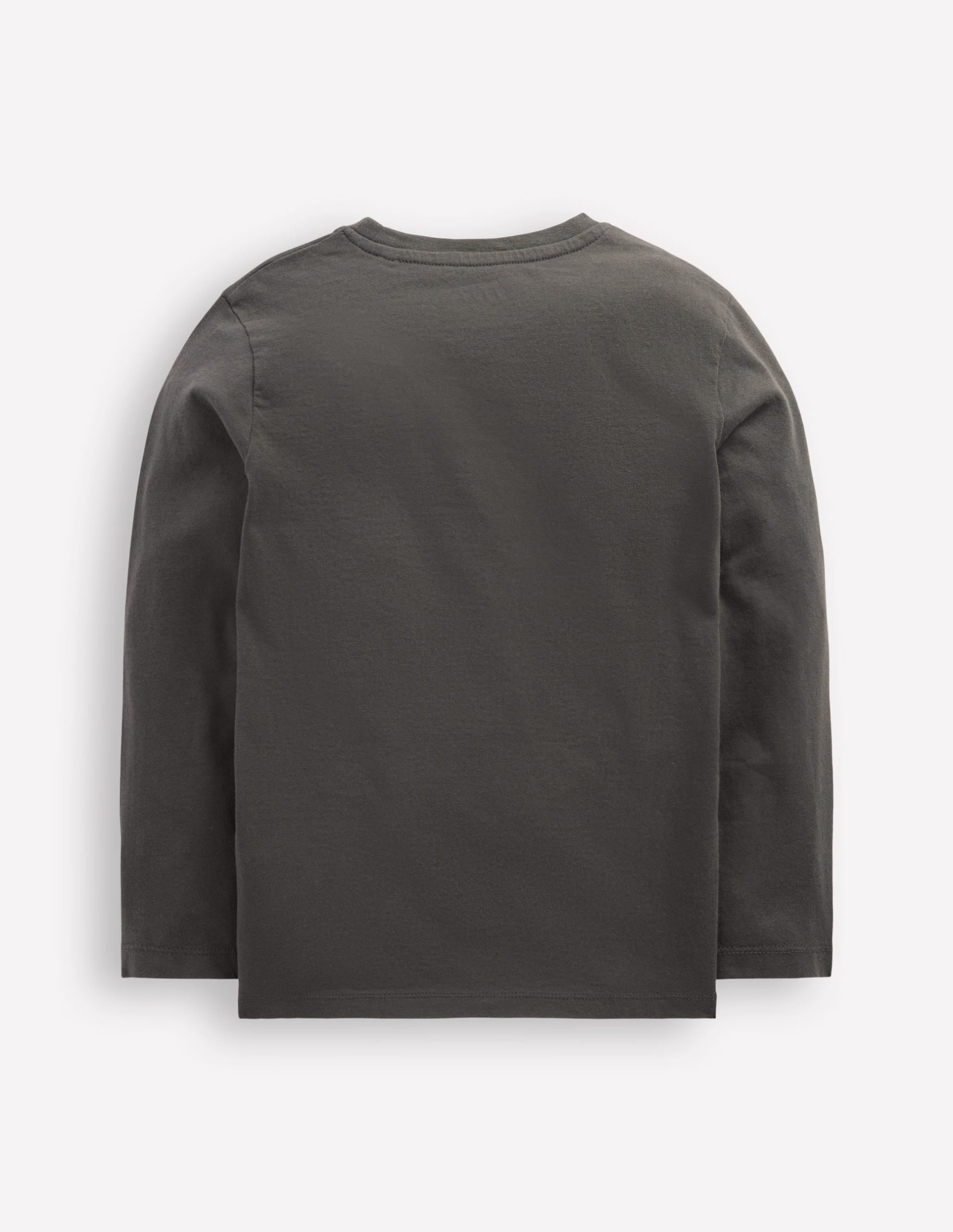 Zip Detail Appliqu?? T-shirt-Phantom UFO - Image 2