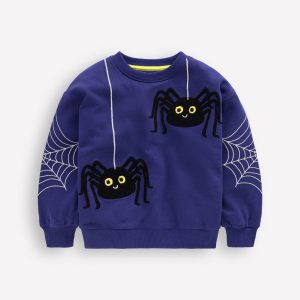 Fun Sweatshirt-Starboard Blue Spider
