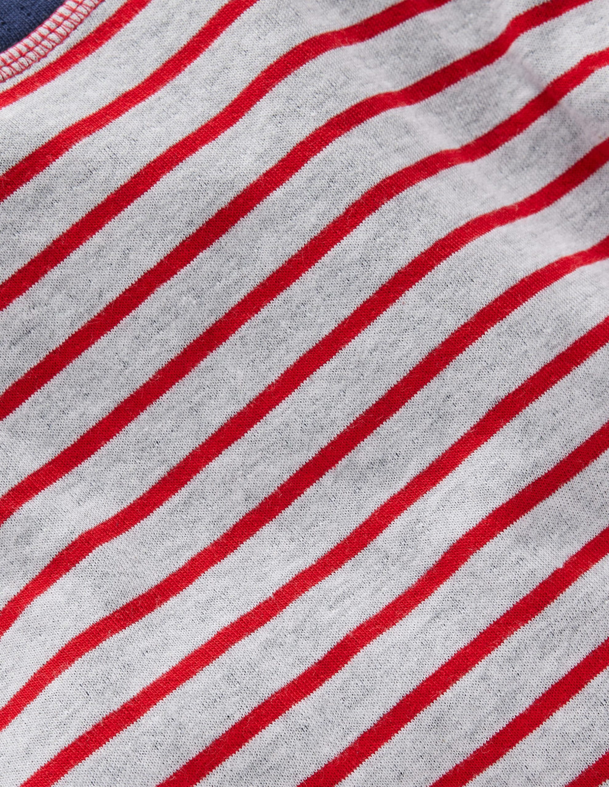 Reversible Long Sleeve T-Shirt-Mars Red/ Medieval Blue - Image 3