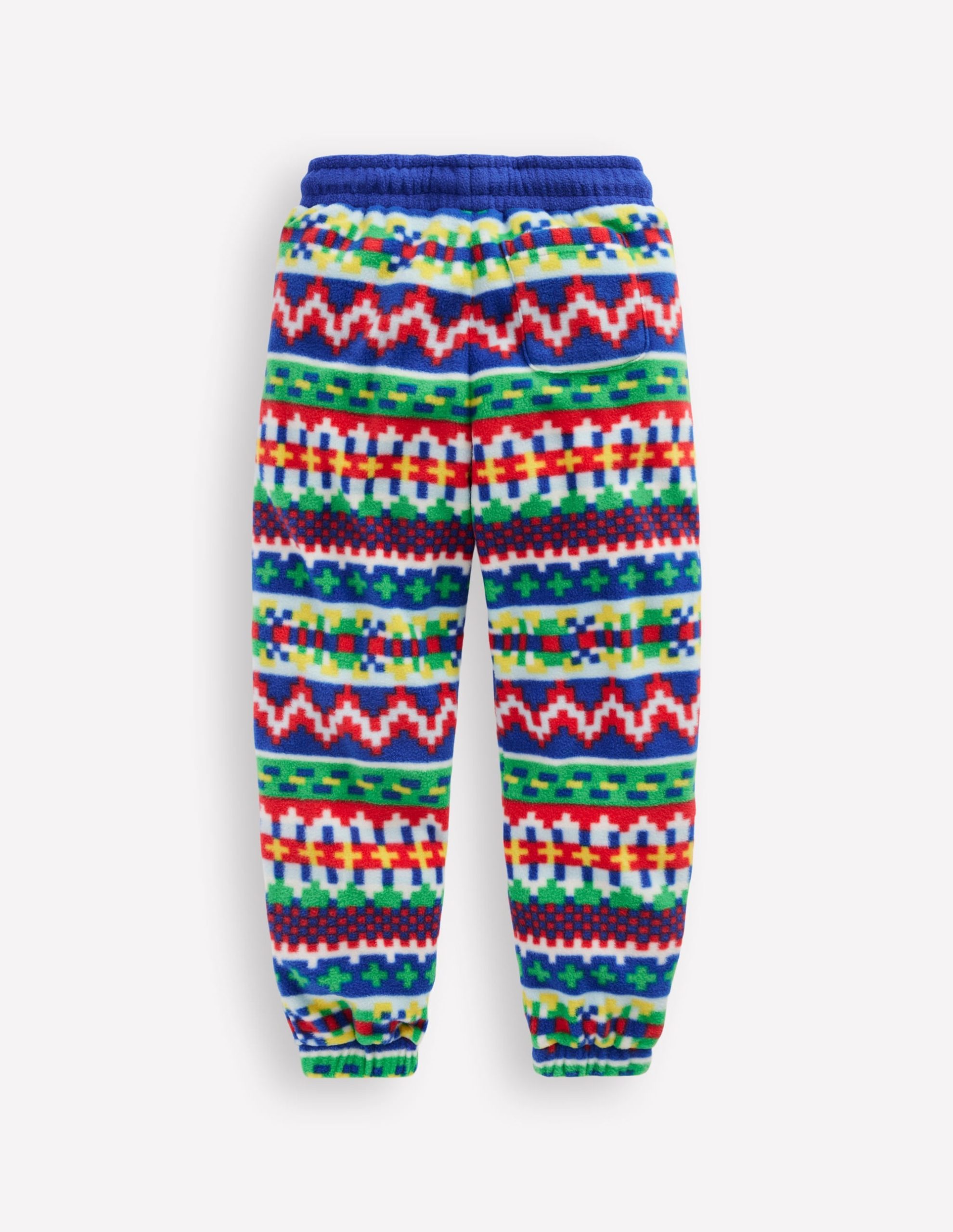 Cosy Fleece Sweatpants-Multi Jacquard - Image 2