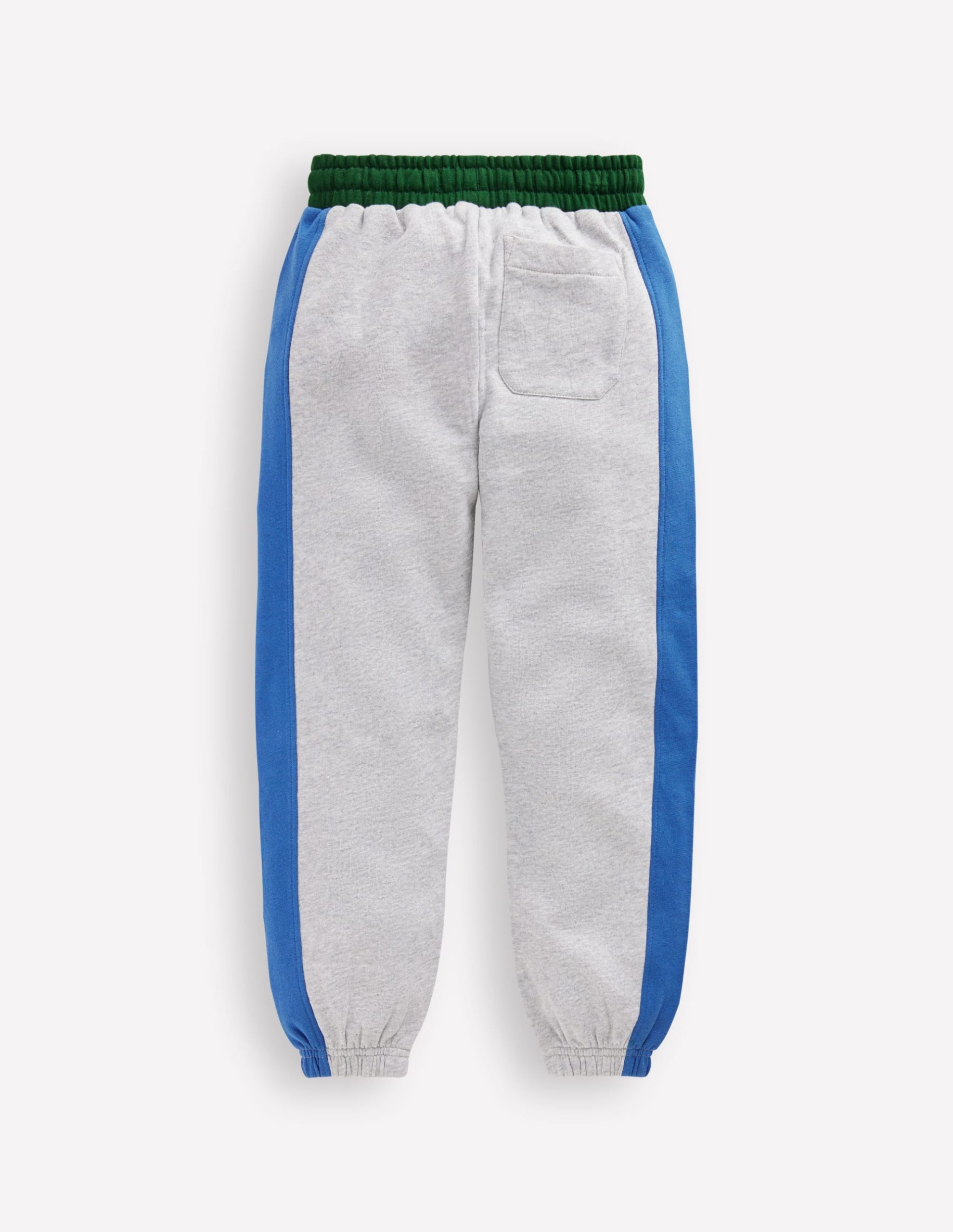 Colourblock Cuffed Joggers-Grey Colourblock - Image 4