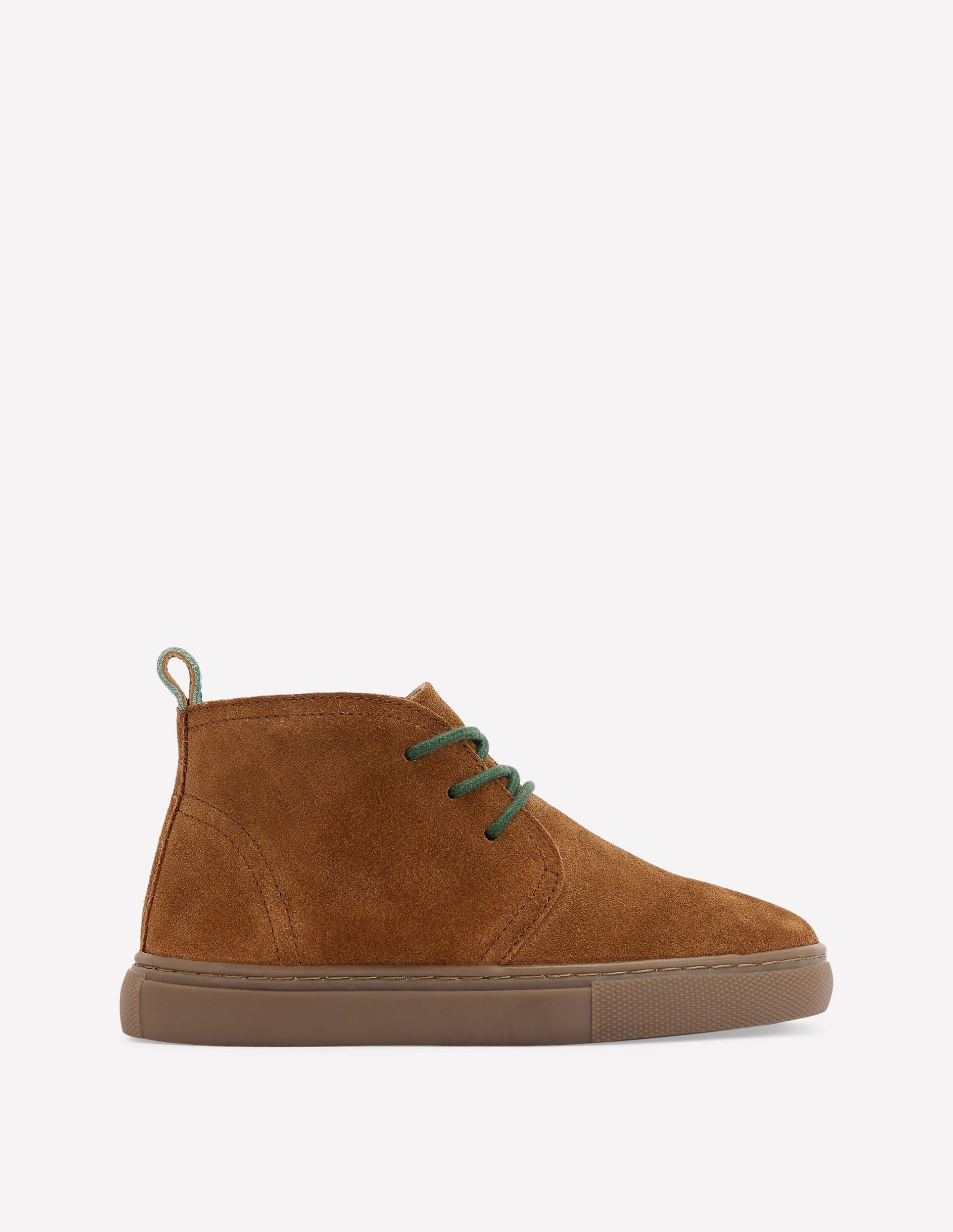 Lace up Desert Boots-Tan